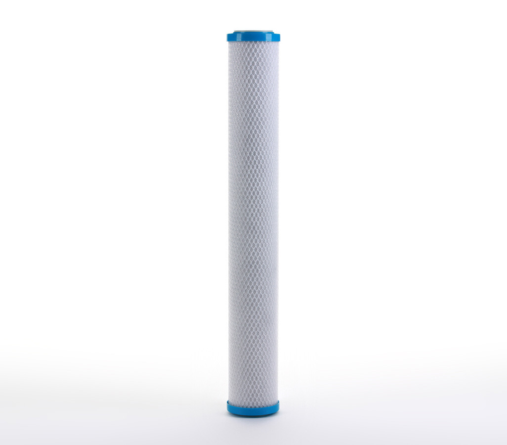 Universal Fit Coconut Shell Activated Carbon Block Water Filter 1 μm 2.5″ x 20″