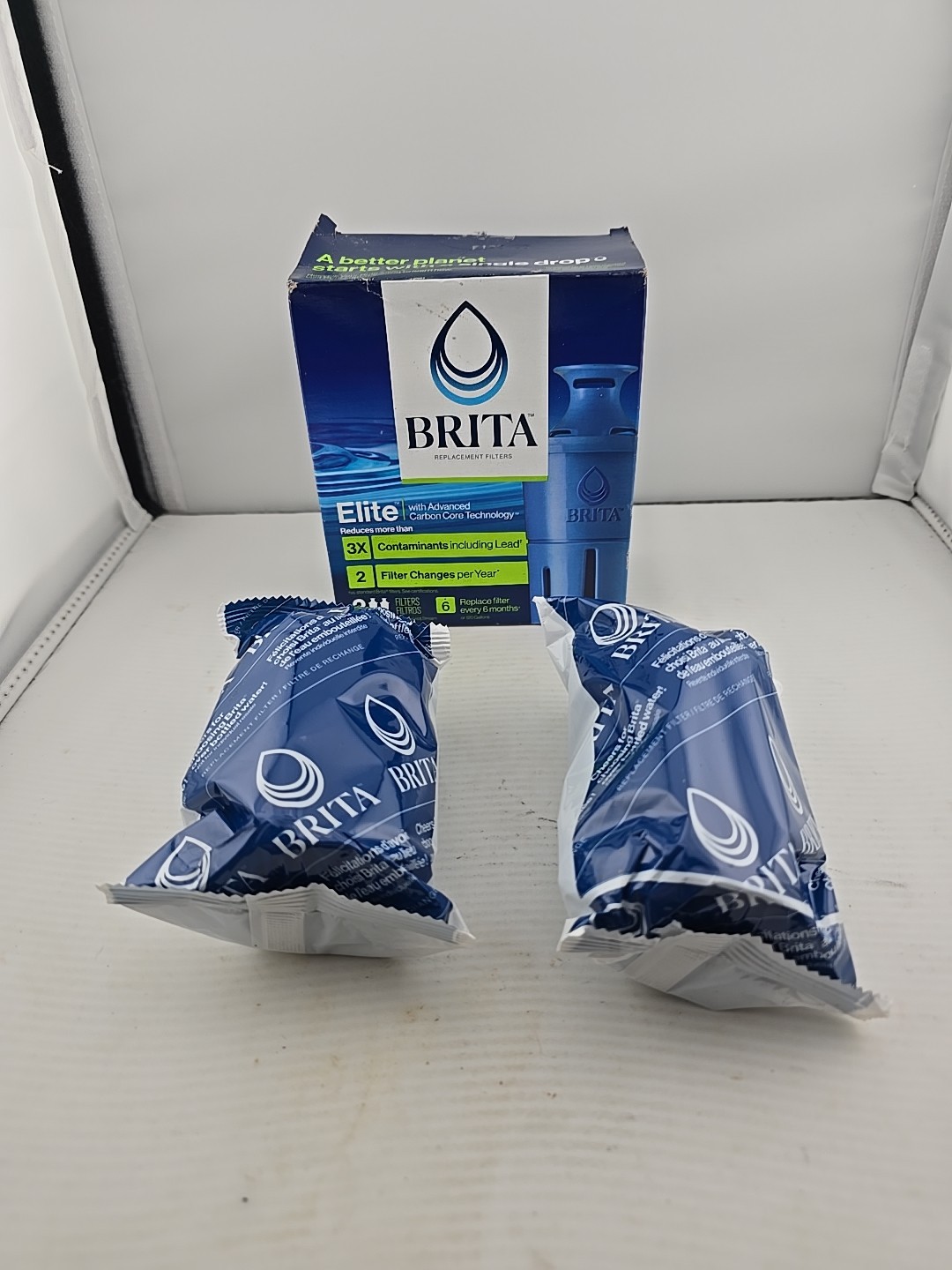 Brita Longlast Replacement Filters for Pitchers Dispensers – 2 Count