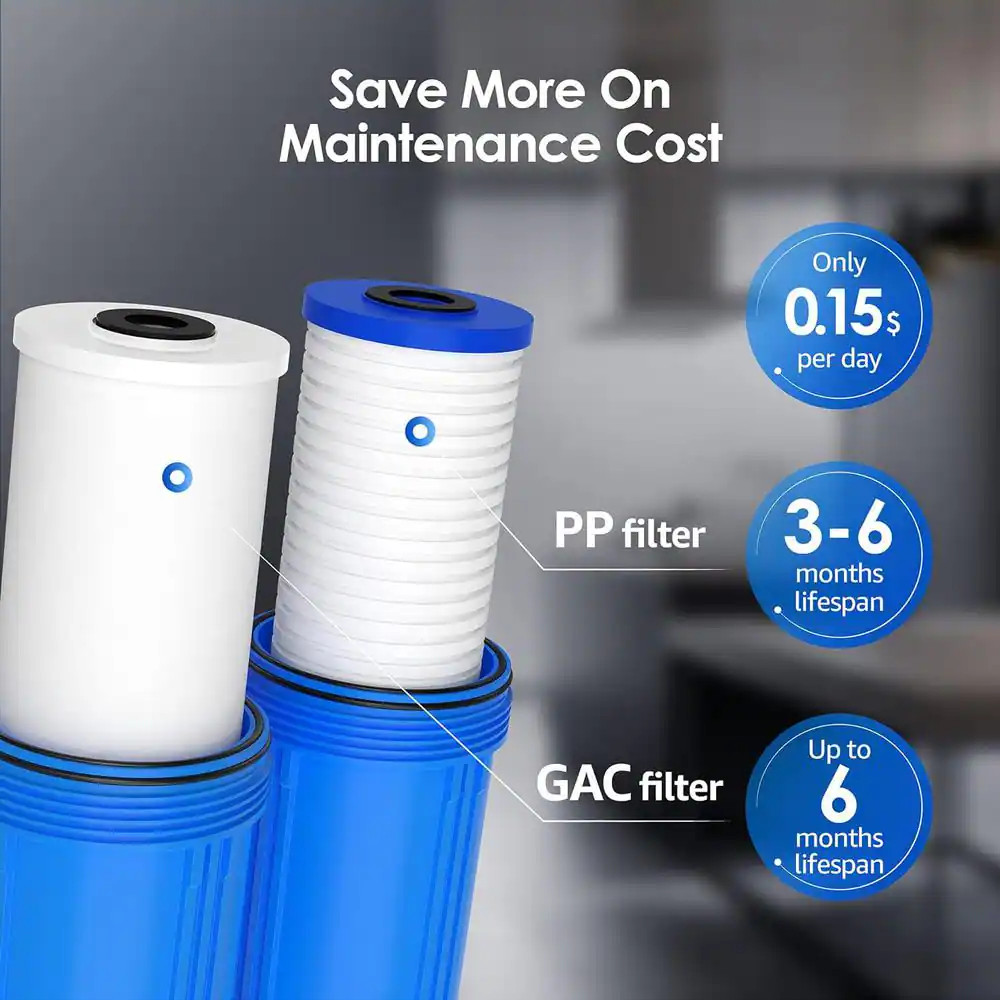 WD-WF10PG, FXHTC AP810 10 In. X 4.5 In. House Water Filter, Replacement GEFXHTC,