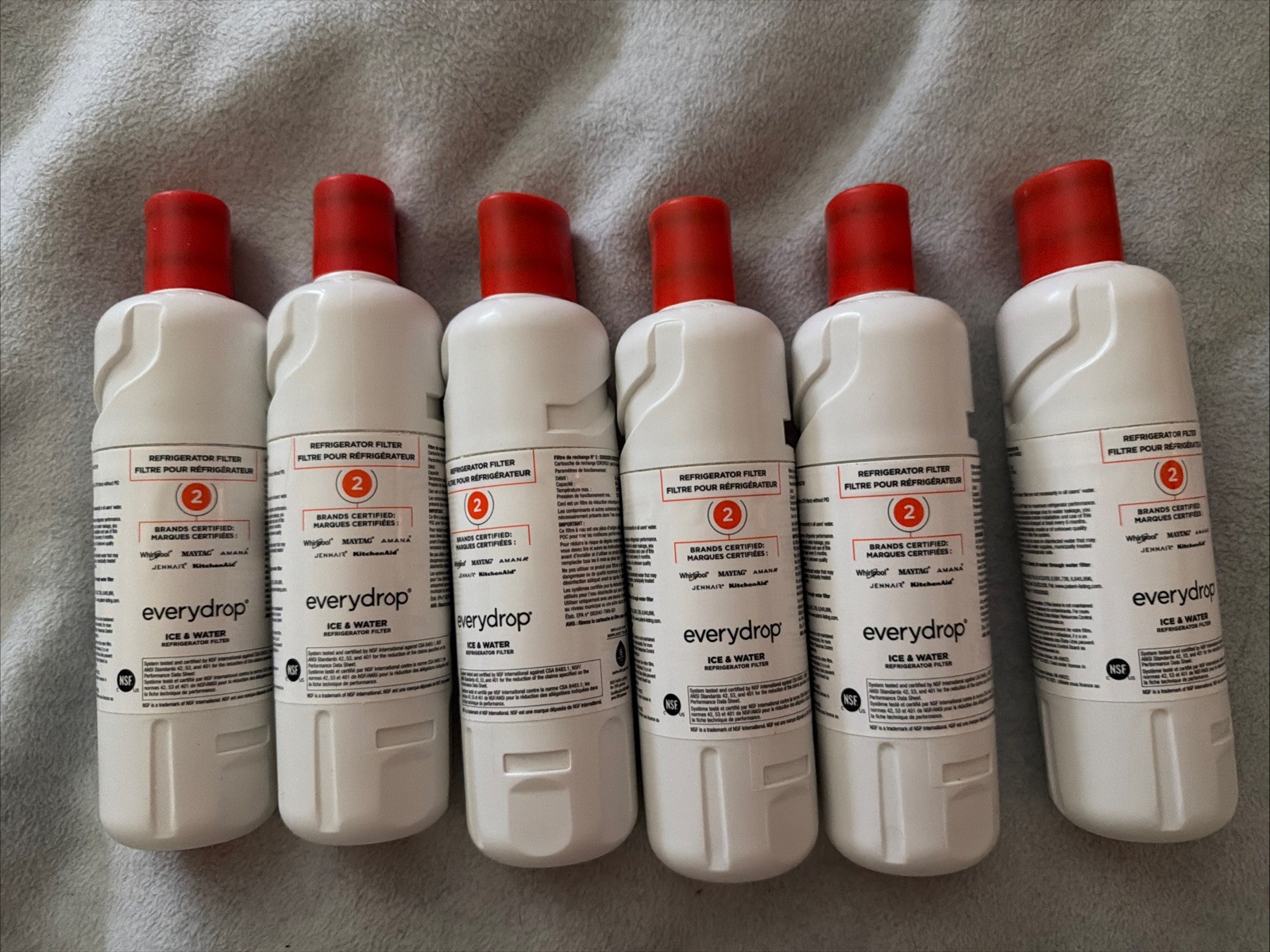 [New]6 Pack-Refrigerator Ice Replacement W10413²645A EDR2²RXD1 Filter