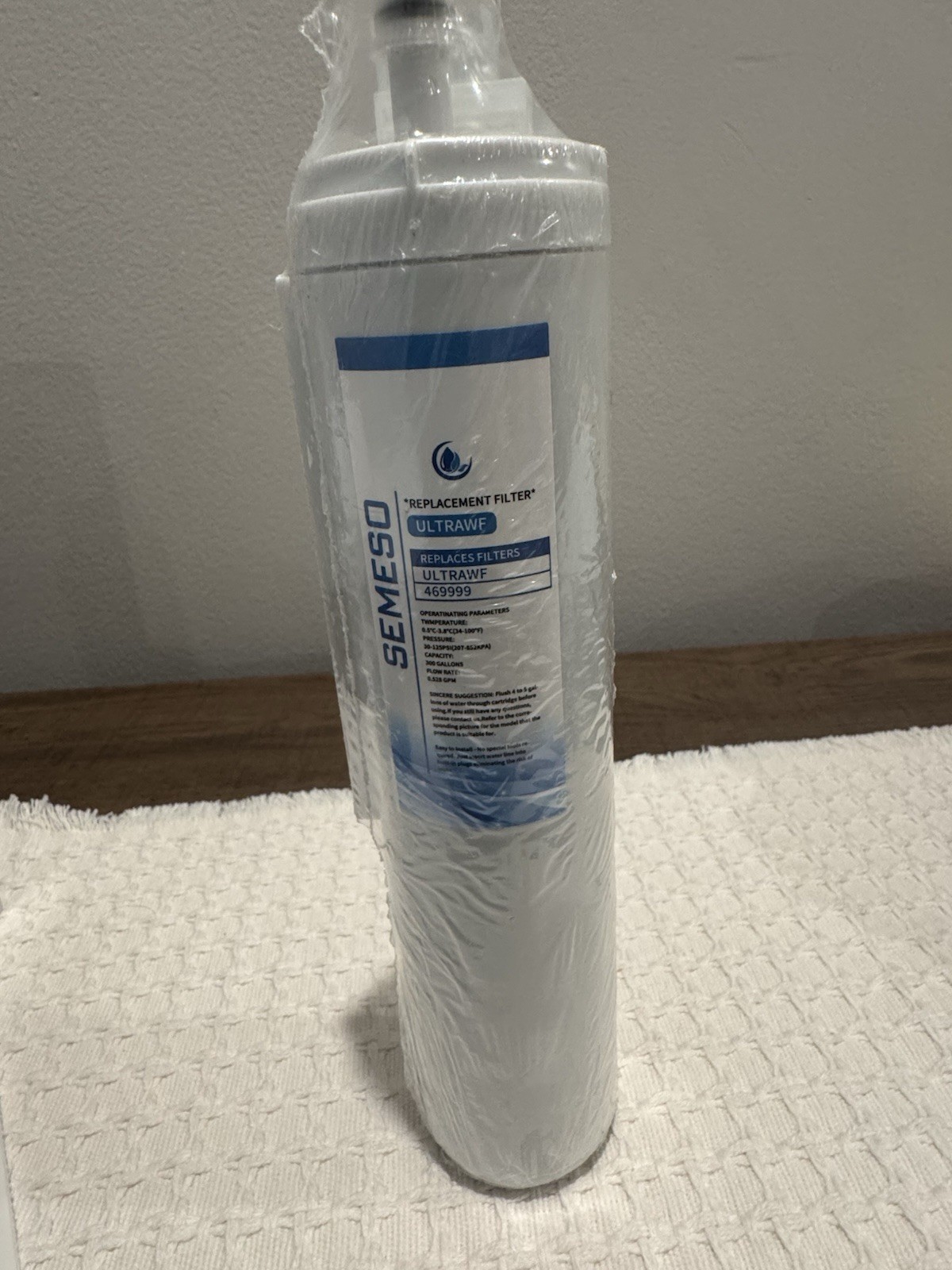 Semeso ULTRAWF 469999 Refrigerator Water Filter 200 Gal Carbon 1-Pack White