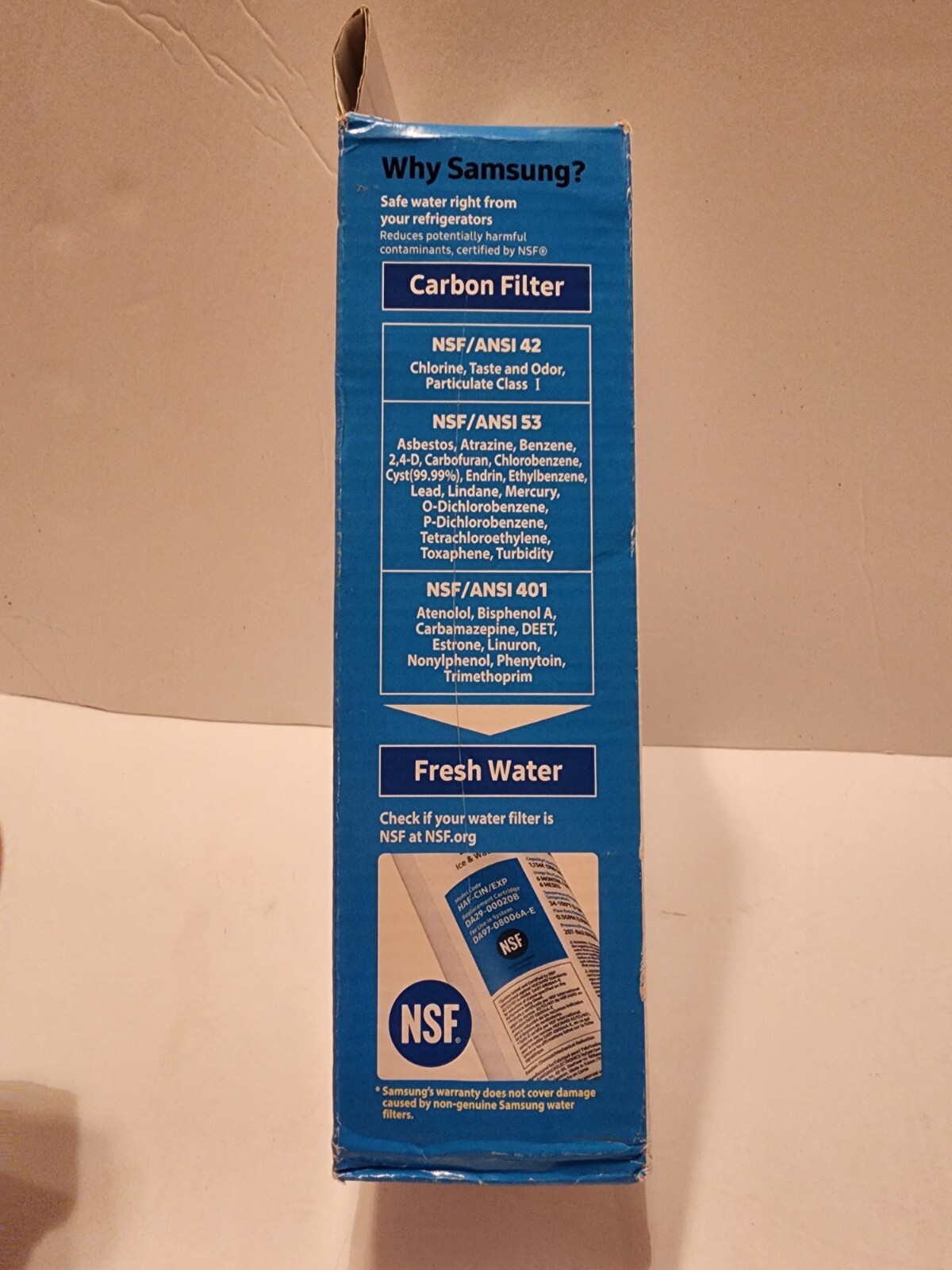 Samsung Genuine DA29-00020B HAF-CIN/EXP Fridge Ice & Water Filter