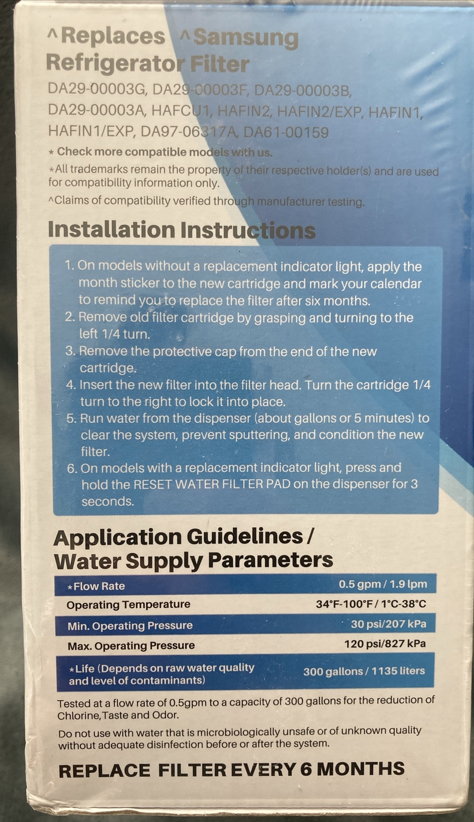 IcePure Refrigerator Water Filter RWF1100A 2-Pack Ice Pure Samsung