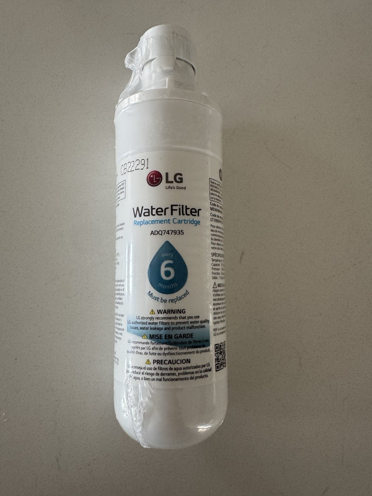 LG LT1000P 6 Month / 200 Gallon Capacity Replacement Refrigerator Water Filter