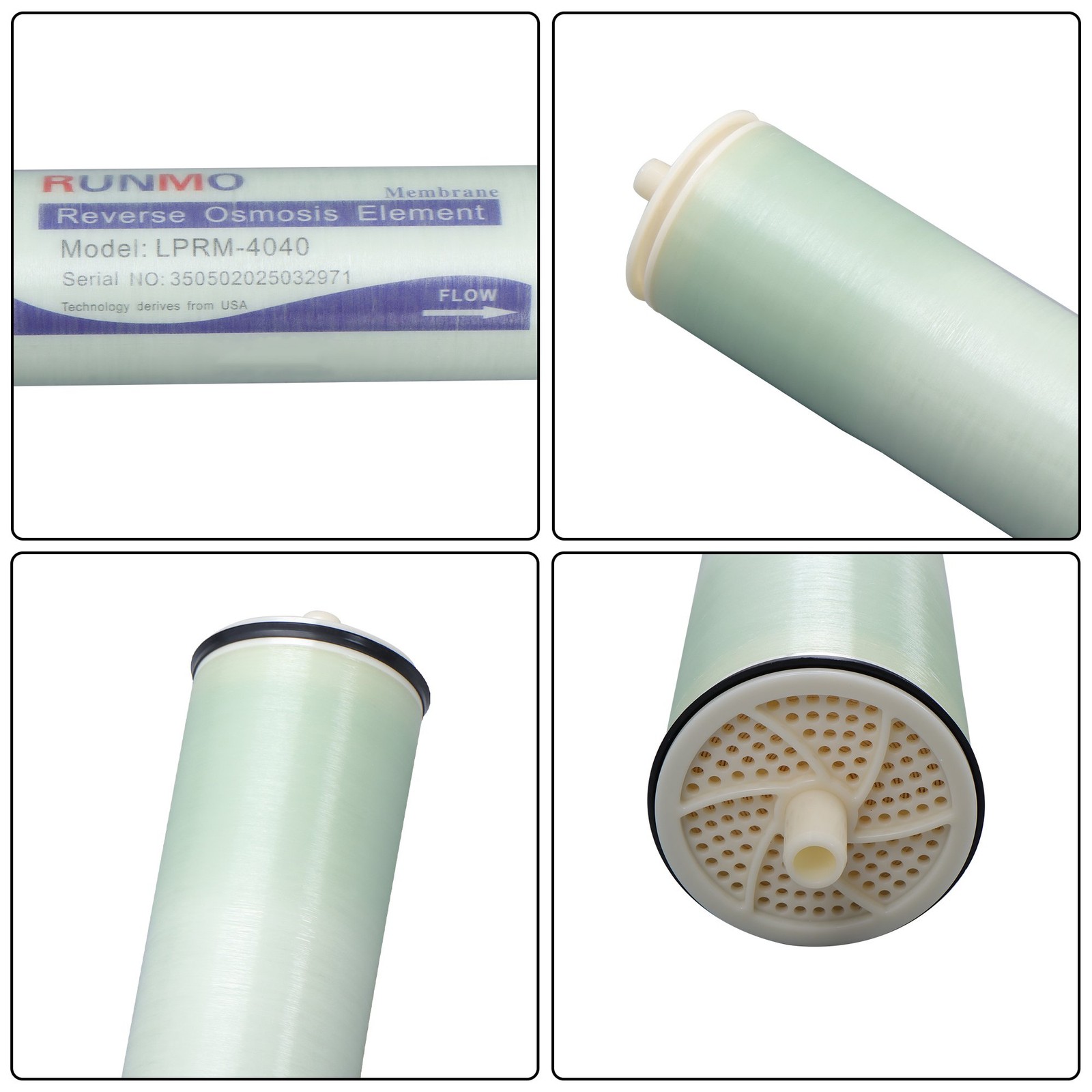 BW-4040 4inx40in Reverse Osmosis Membrane 2400 GPD w/AG4040FF AG4040TF TW30-4040