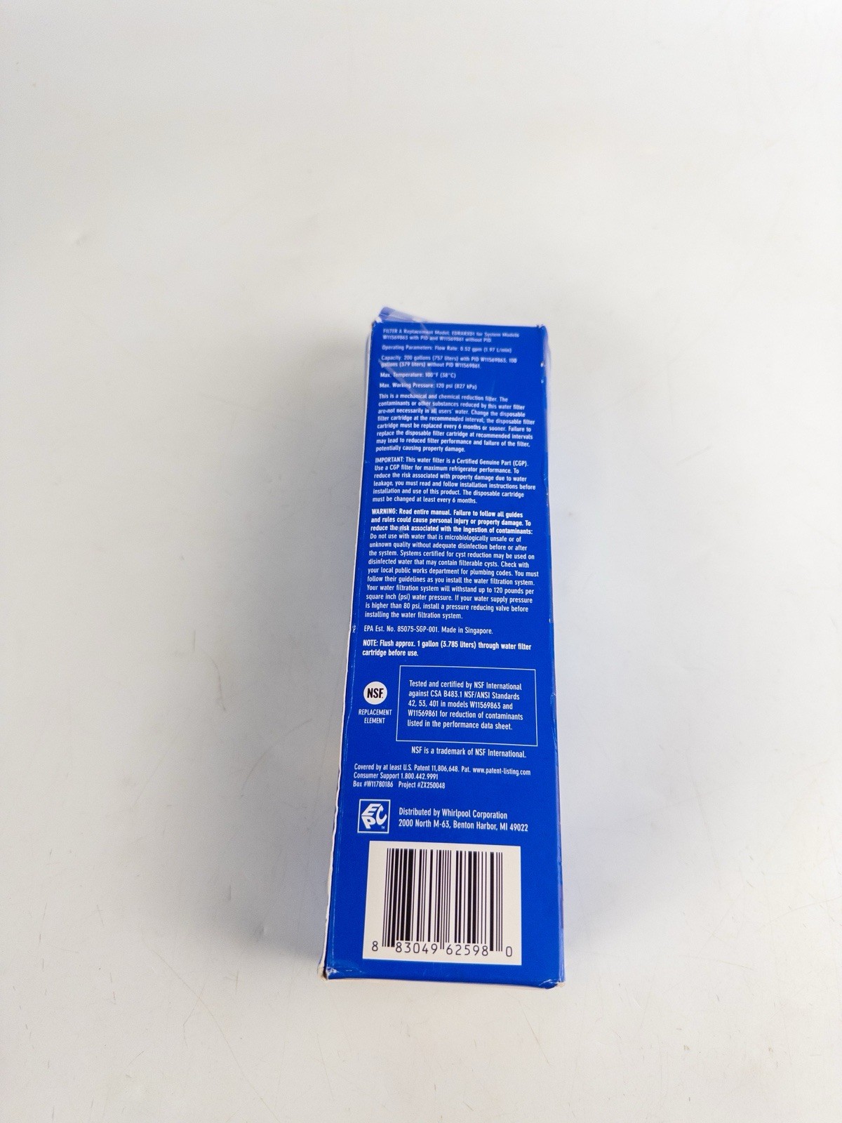 Everydrop Genuine Refrigerator Replacement Water Filter A EDRARXD1 New Open Box