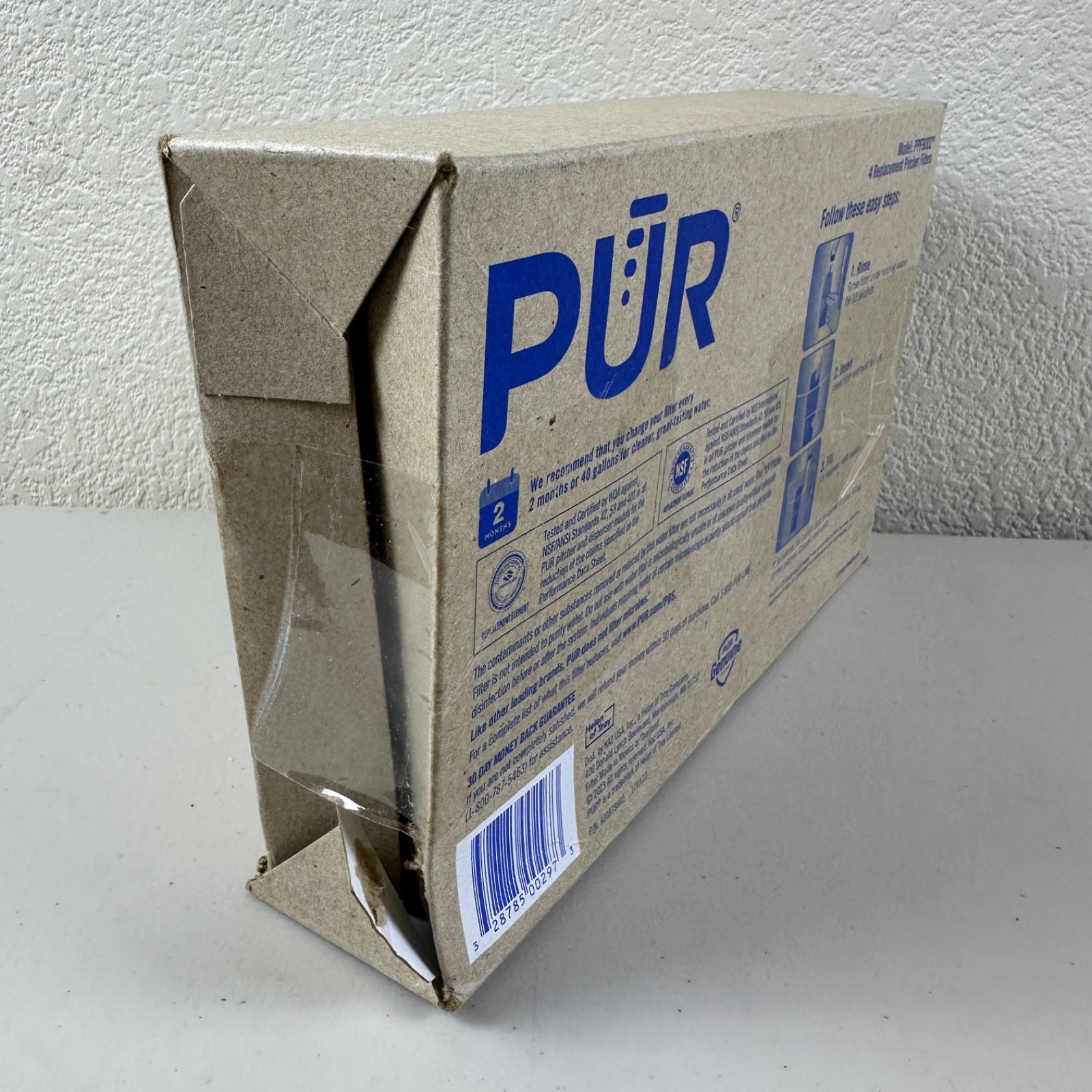 4 PACK PUR PPF900Z4 Water Pitcher & Dispenser Replacement Filters New Sealed
