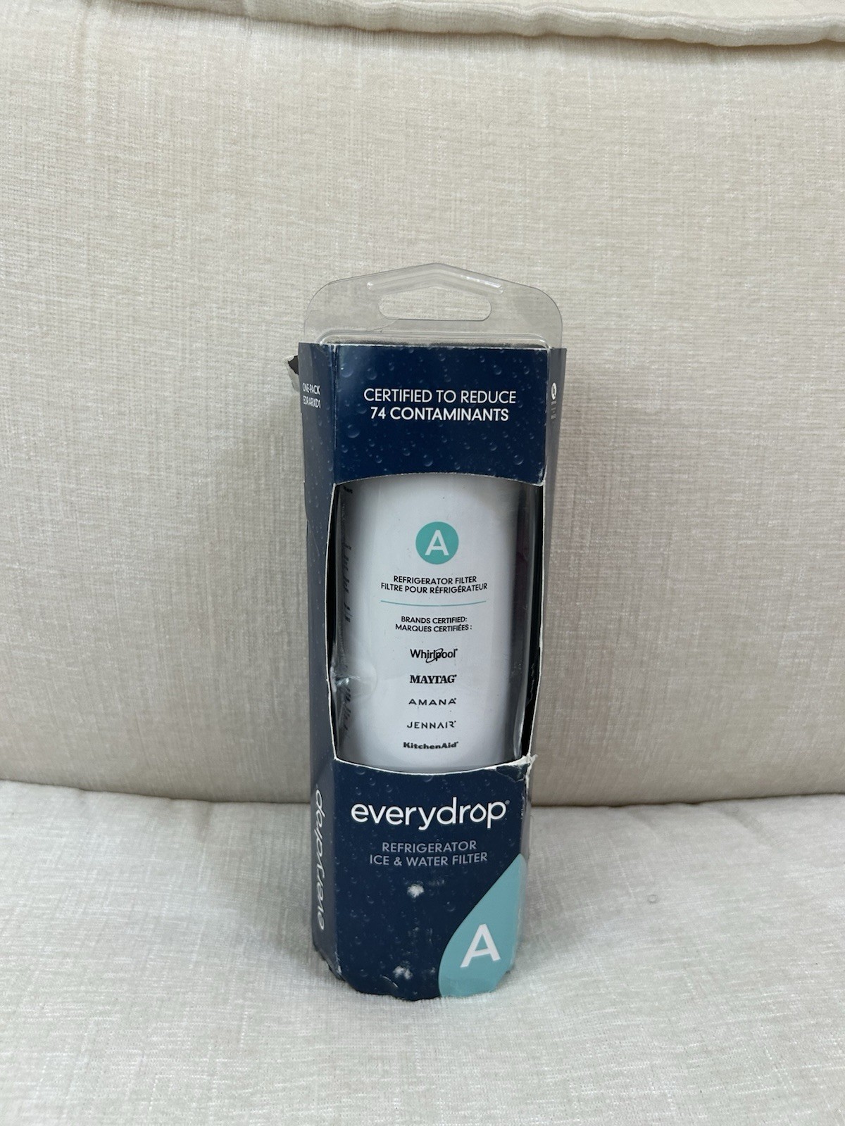 EveryDrop Filter A Water Filter New Damaged Box