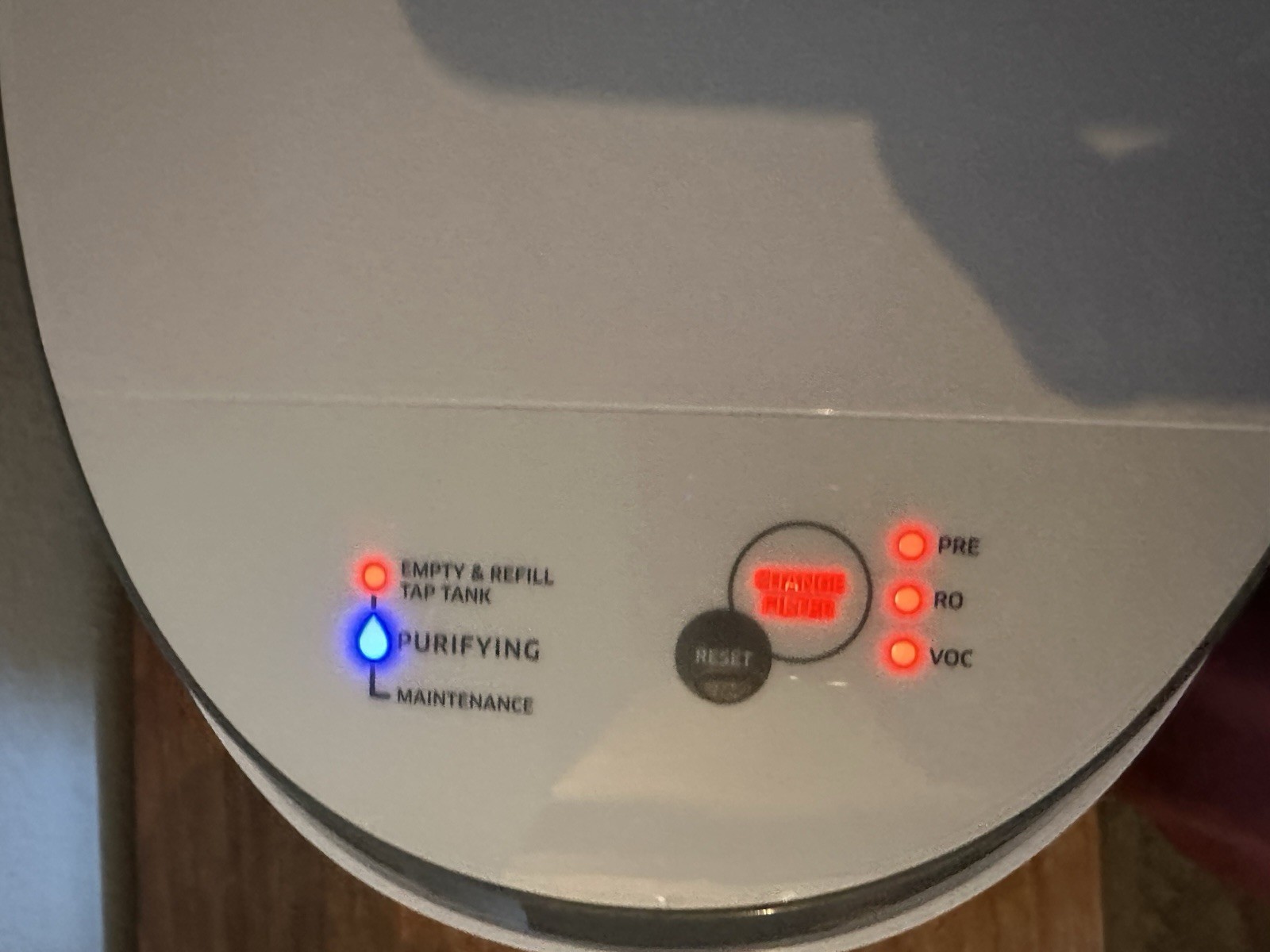 AquaTru Carafe Countertop Reverse Osmosis Water Purifier