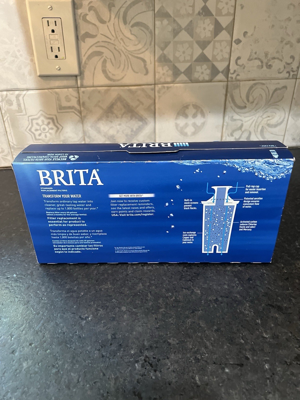 Brita Pitcher Replacement Water Filters (5 in box) Model OB03