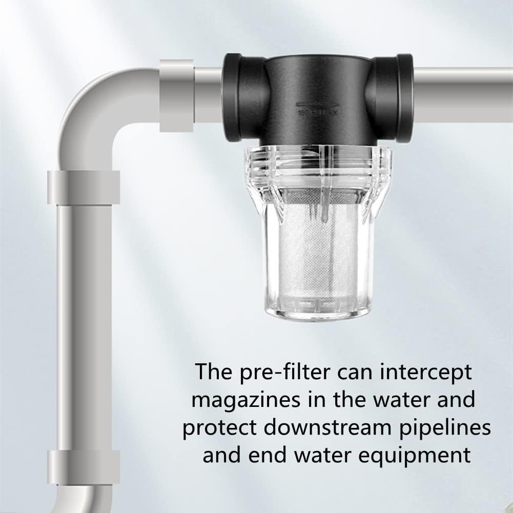 Stainless Steel Inline Sediment Filter 3/4 Inch for Garden Hose
