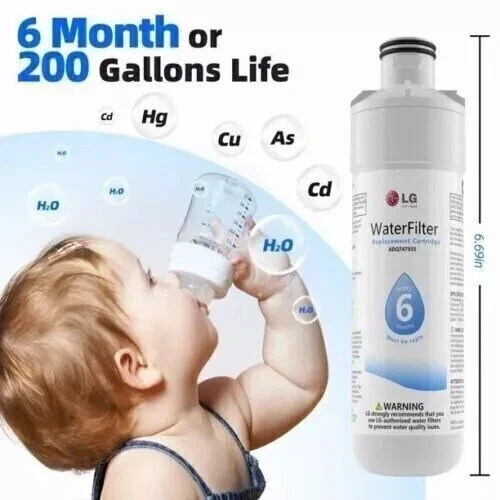 Best Genuine LG Refrigerator Water Filter Replacement Compatible with All Brands