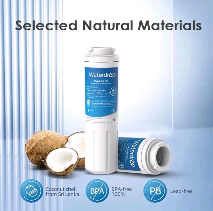 Waterdrop WD-F07 Refrigerator Water Filter Replacement for Maytag® WF-UKF8001