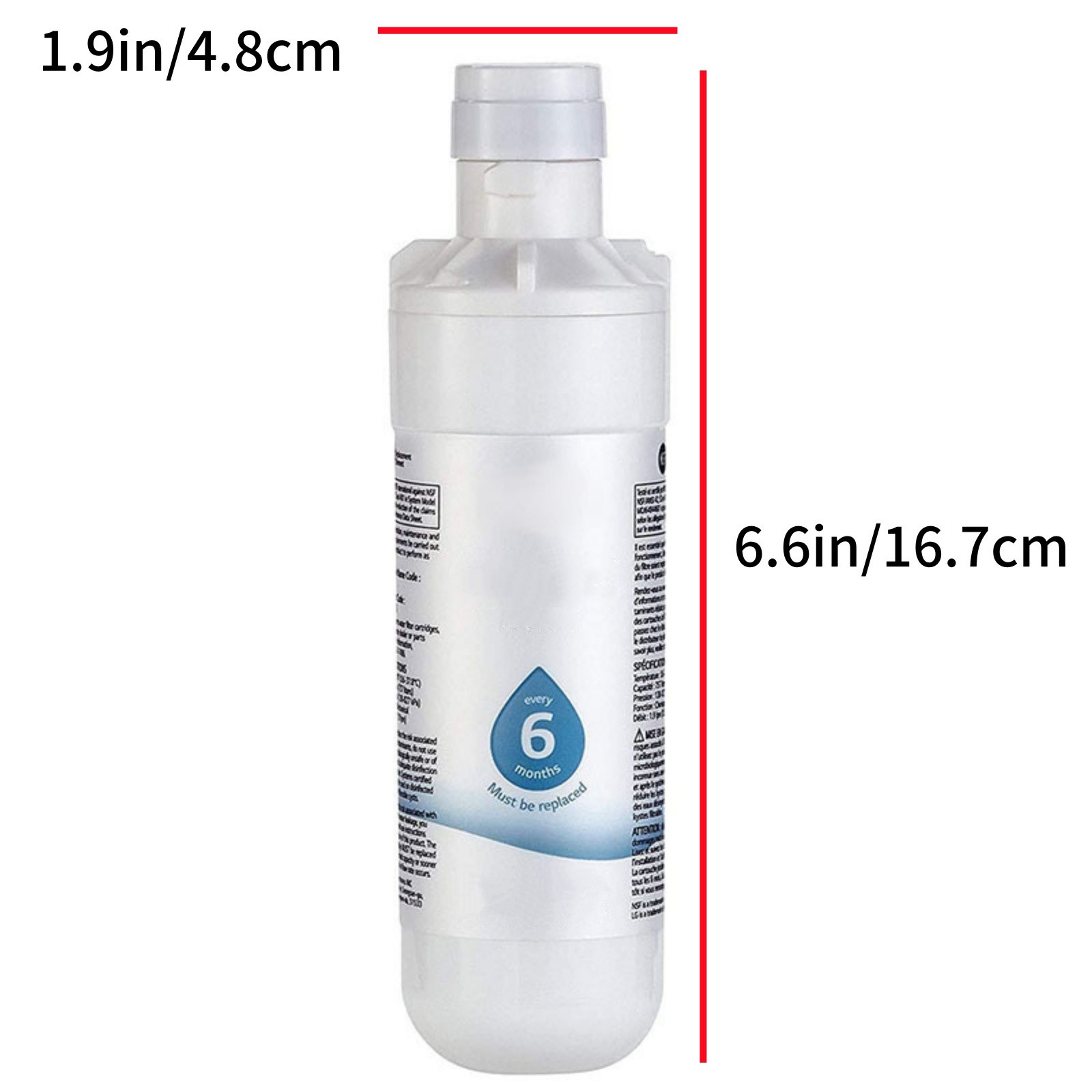 Refrigerator Filter Replacement ADQ747935 For LG LT1000P CLT-2 OH-1000p Models