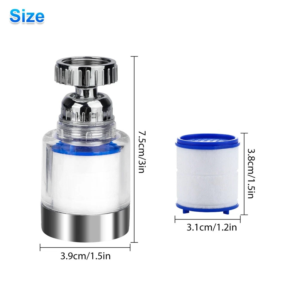 Faucet Water Filter Tap Filtration Kitchen Bathroom Sink Mount Purifier System