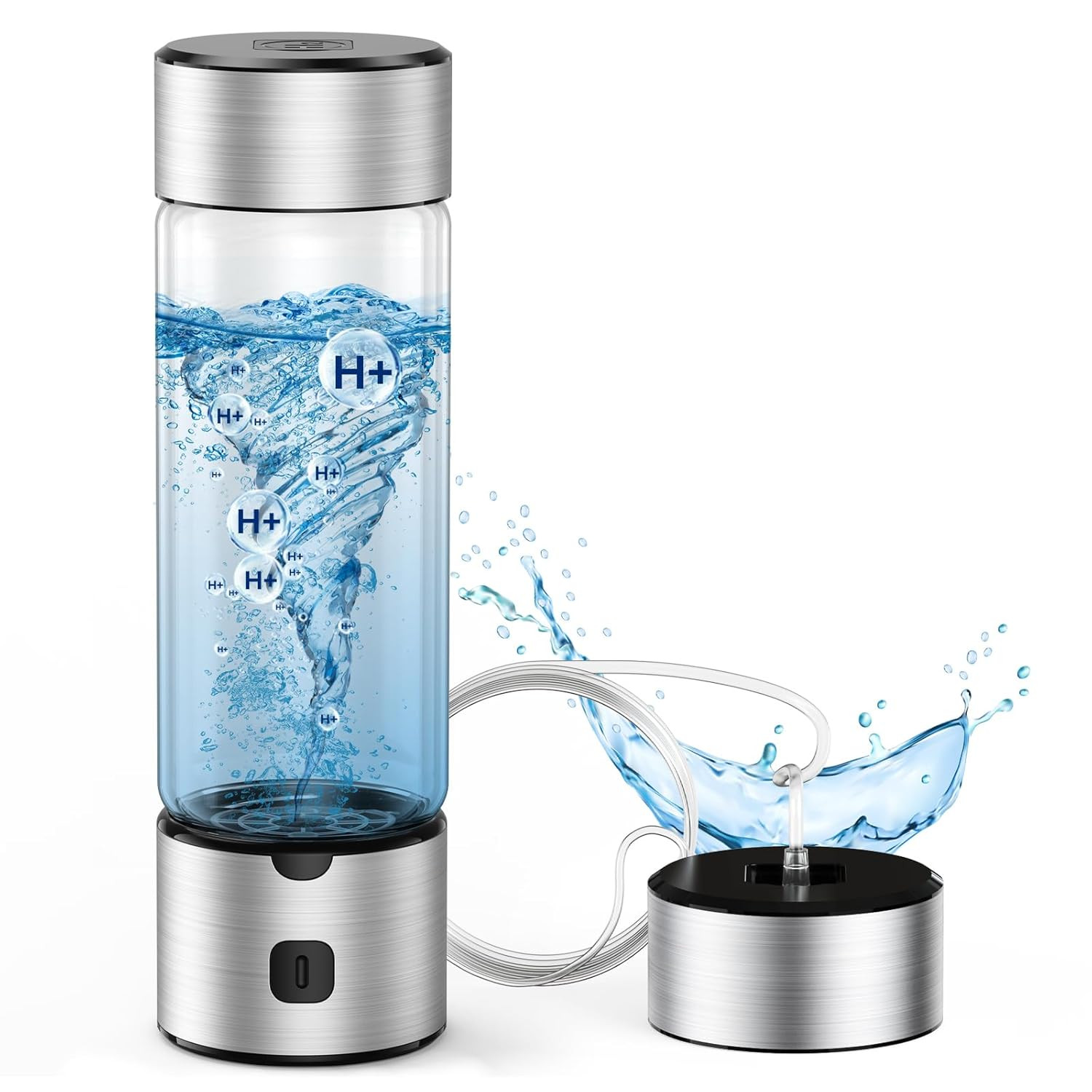 2025 Upgrade Hydrogen Water Bottle Generator, 2 in 1 Hydroh Hydrogen Water Bottl
