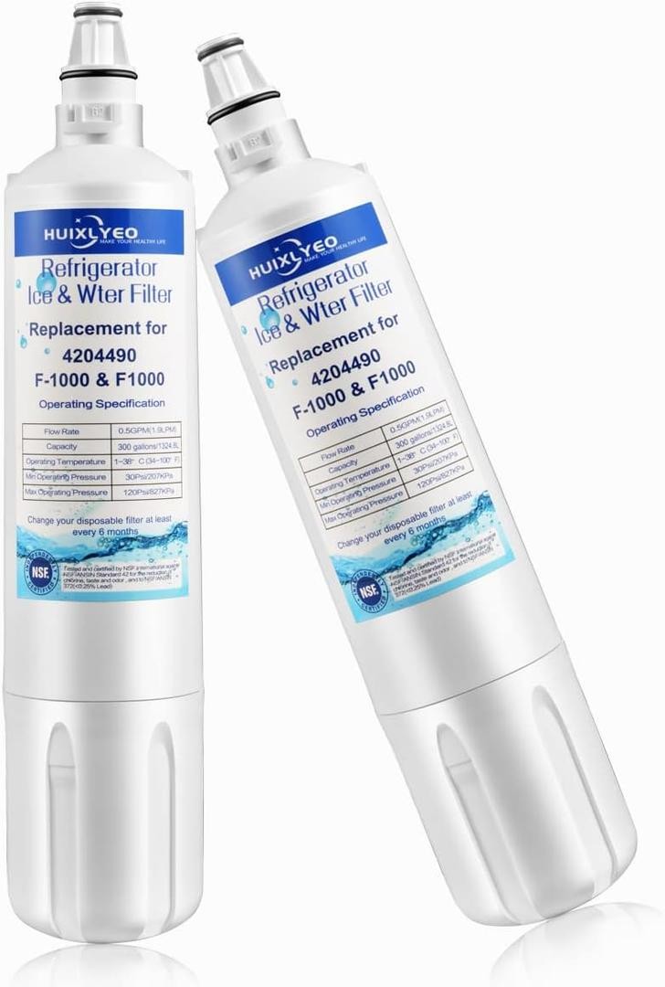 4204490 Water Filter Replacement for Sub-Zero 4204490, 4290510 Refrigerator W…