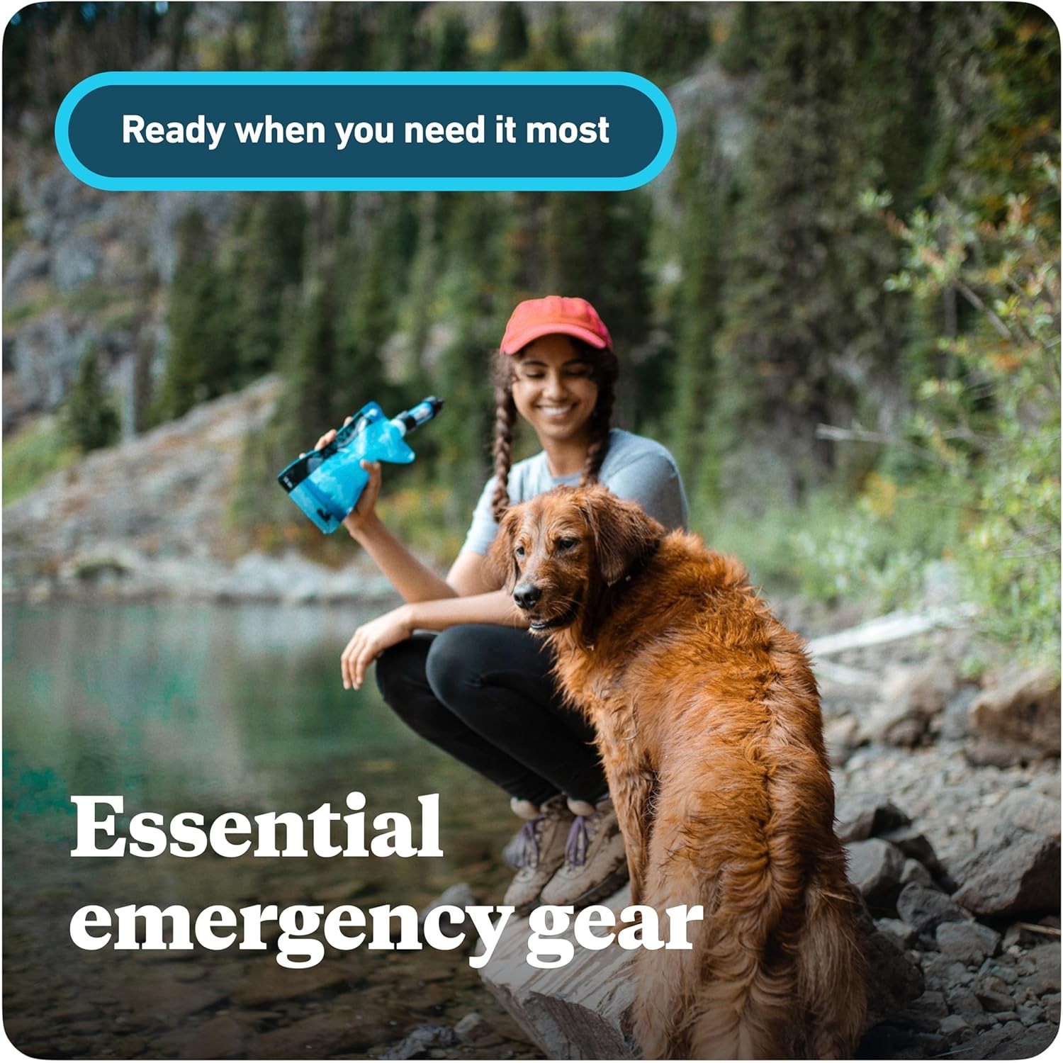 Portable Personal Water Filter – Removes 99.99999% Bacteria, Ideal for Travelers