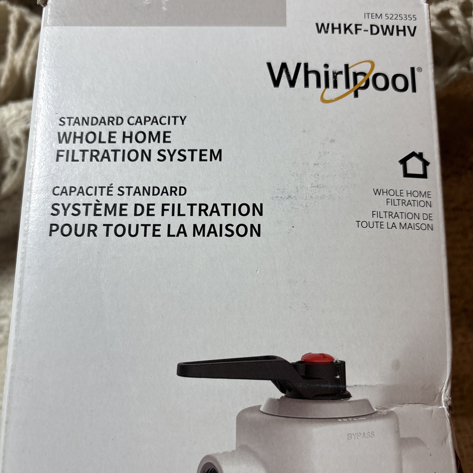 Whirlpool 10 x 2.5 Inch Whole House Water Filtration System WHKF-DWHV, 3/4″…