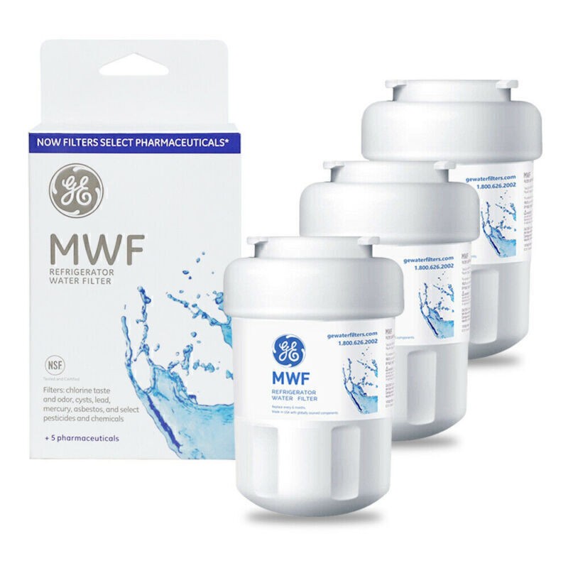 2/4 Genuine GE MWF MWFP GWF 46-9991 Smartwater Refrigerator Water Filter Sealed