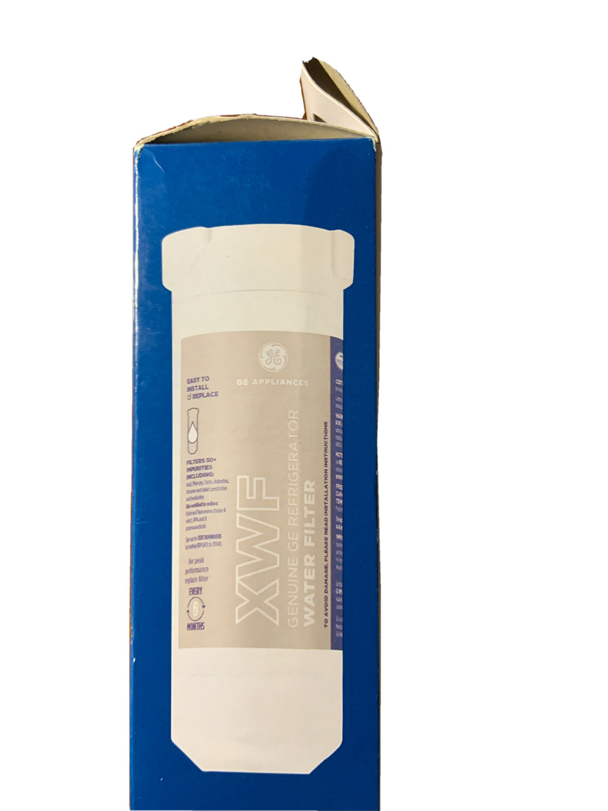 XWF Refrigerator Water Filter for GE Brands Side-By-Side and French Doors New