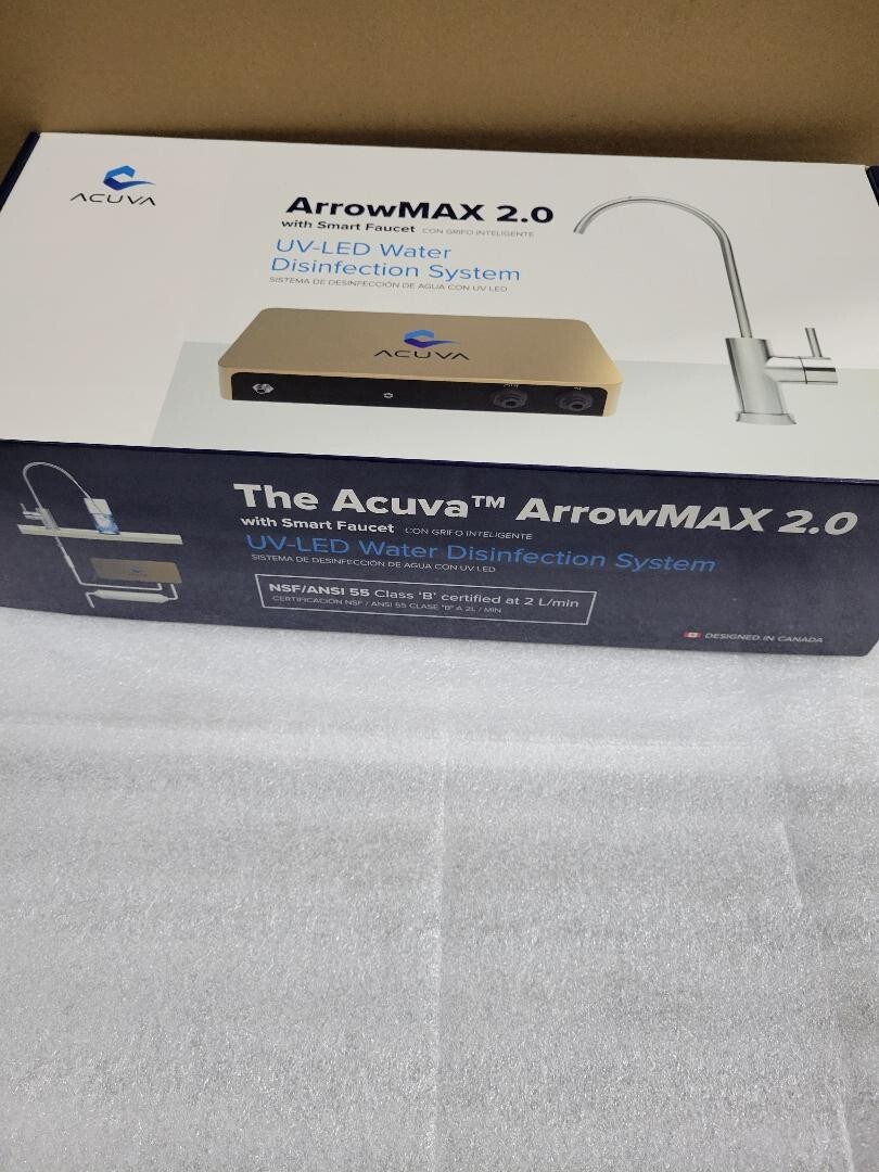 Acuva ArrowMax 2.0 Dual-stage Microbial Under Sink Water Filtration System