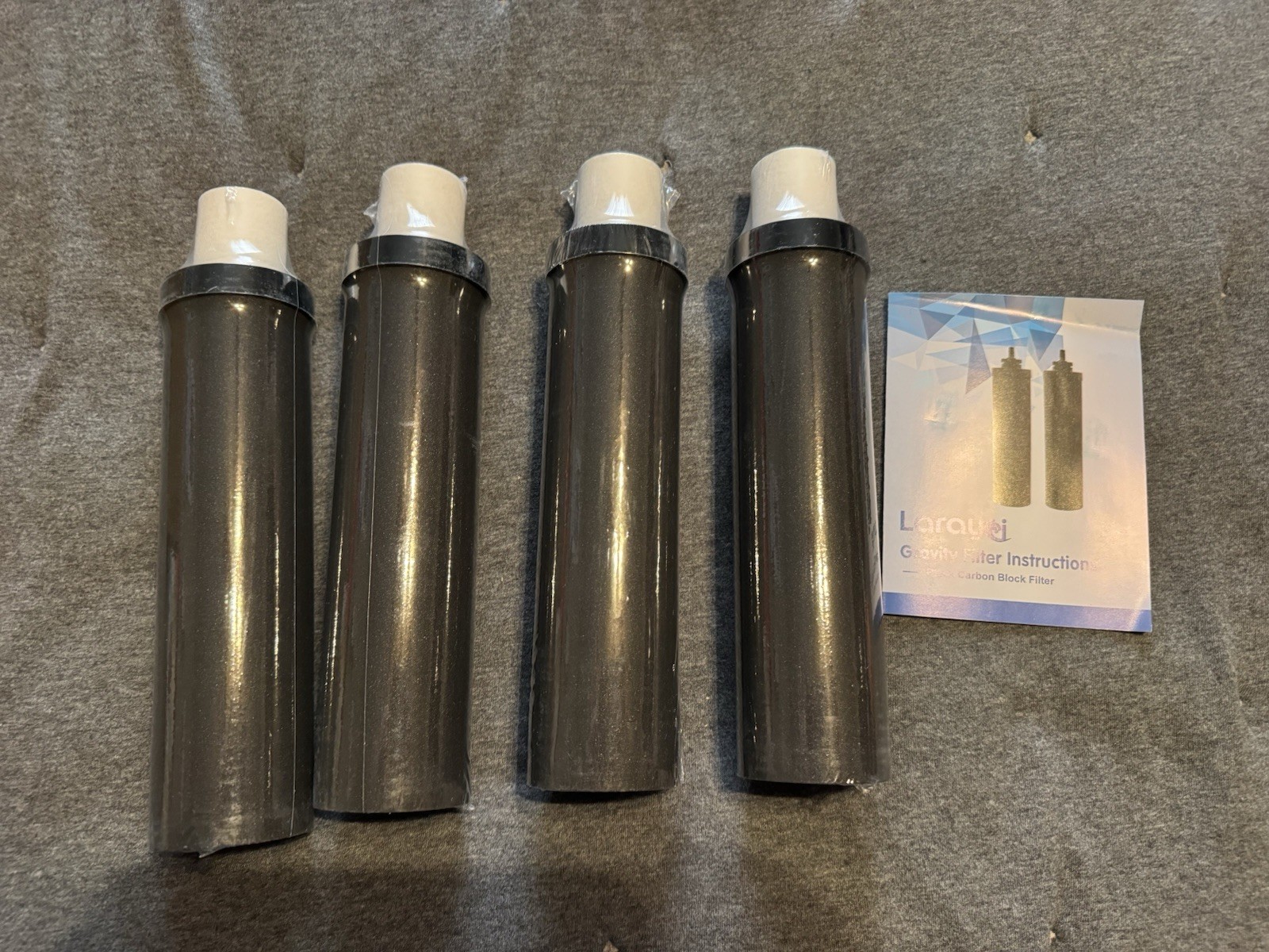 Pack of 4 Replacement Filters for Berkey Water Purification Systems, Brand New