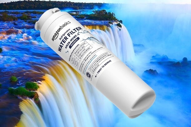 same as GE MSWF Refrigerator Water Filter Cartridge – AmazonBasics – New