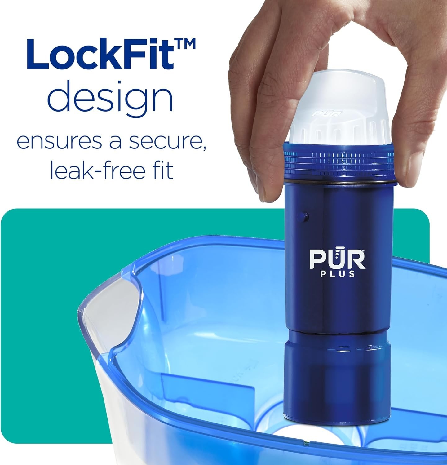 PUR Plus Lead Reducing Water Pitcher and Dispenser 1 or 3 Count (Pk of 1 or 3)