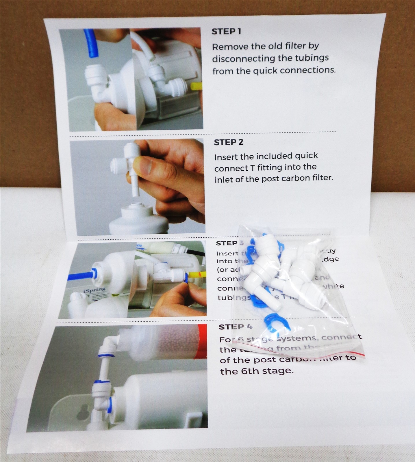 iSpring F9K 1-Year 6-Stage Water Filter Replacement Pack with Alkaline RO System