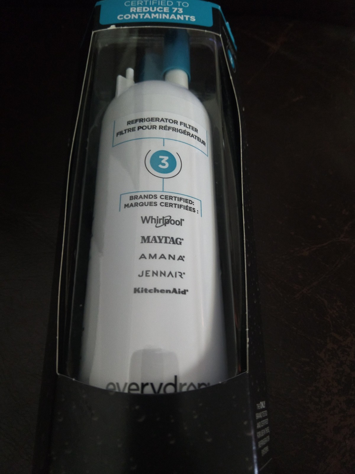 Everydrop Refrigerator Ice & Water Filter #3 Filtration BRAND NEW SEALED