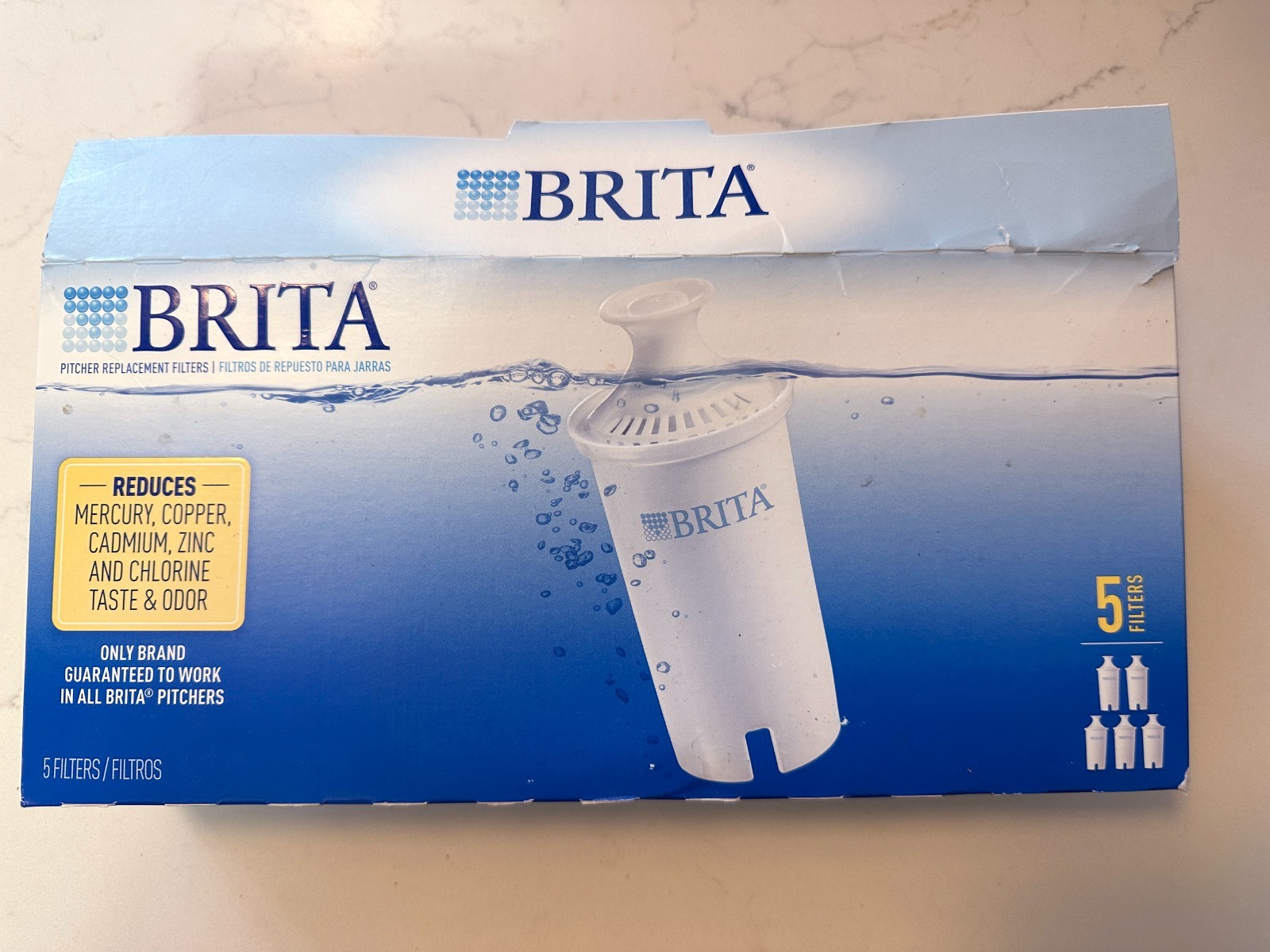 Brita Standard Replacement Water Filter 2 Pack – New Open Box