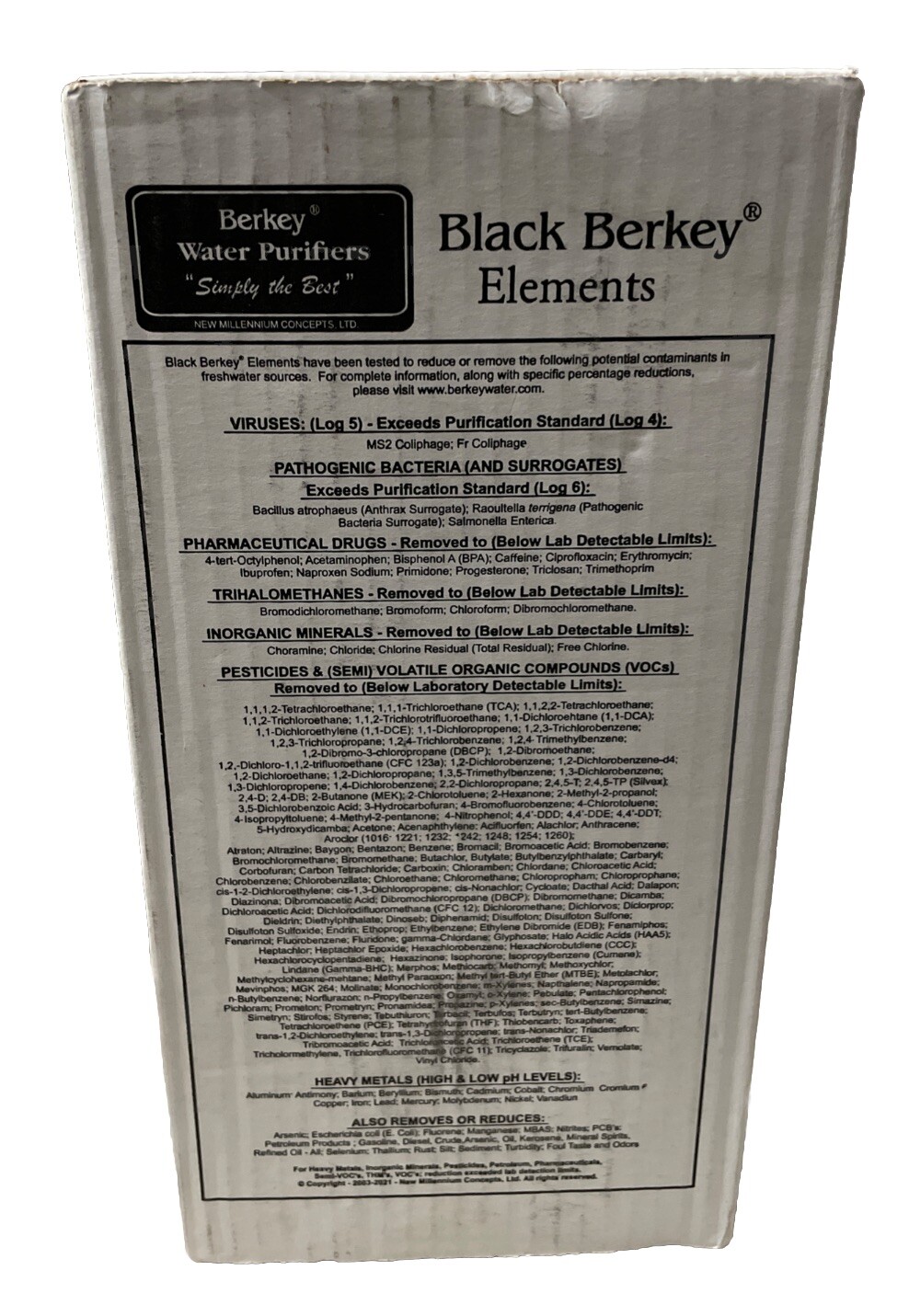Berkey Authentic Black BB9-2 Water Replacement Filters-For Berkey Water System