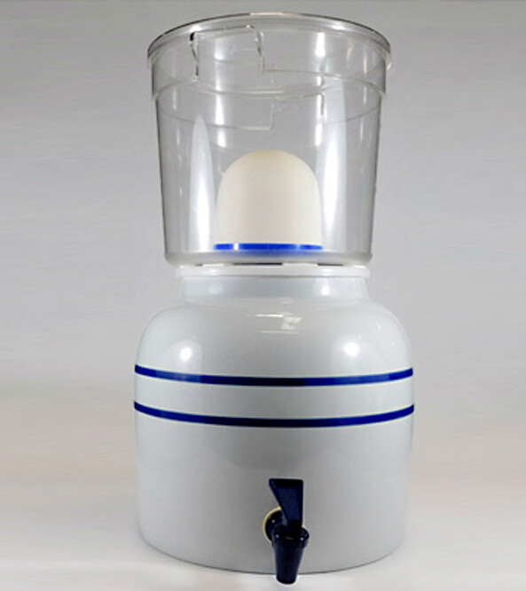 anti-fluoride ceramic + silver filter and Primo water crock
