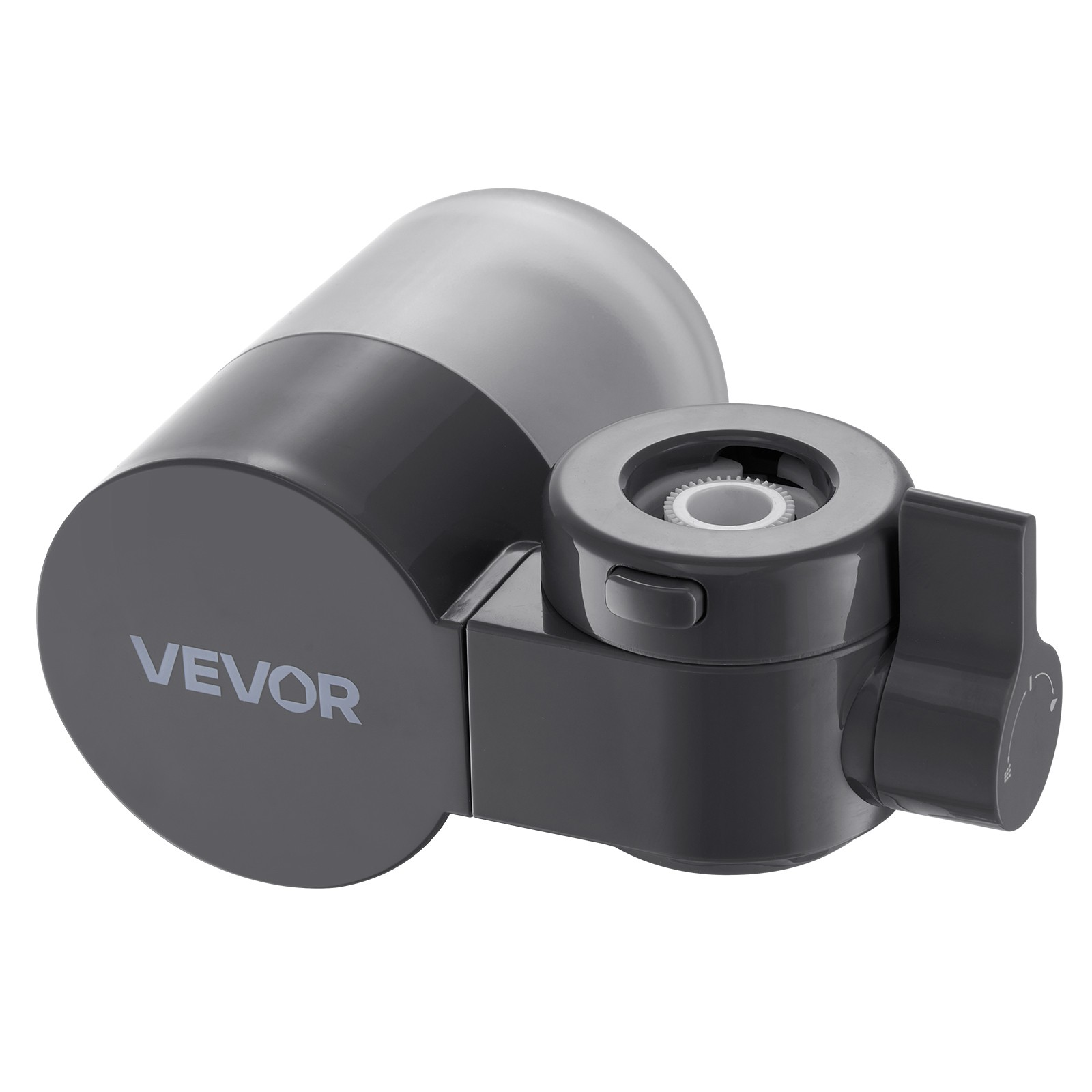 Faucet Mount Water Filter Sink Water Purifier for Kitchen Horizontal Gray