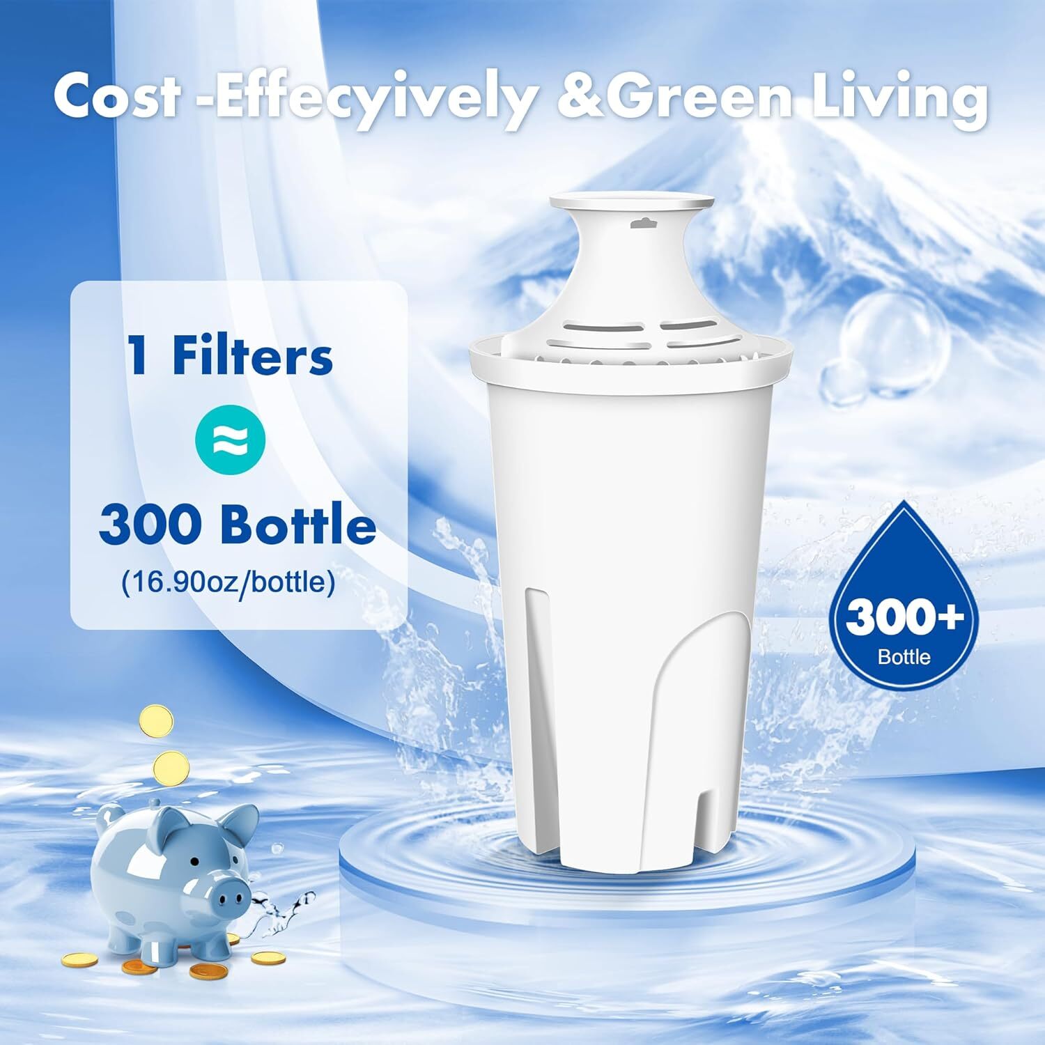 Fit For Brita Classic OB21/OB03 987554 35503 42432 Pitcher Water Filter 9 PACK
