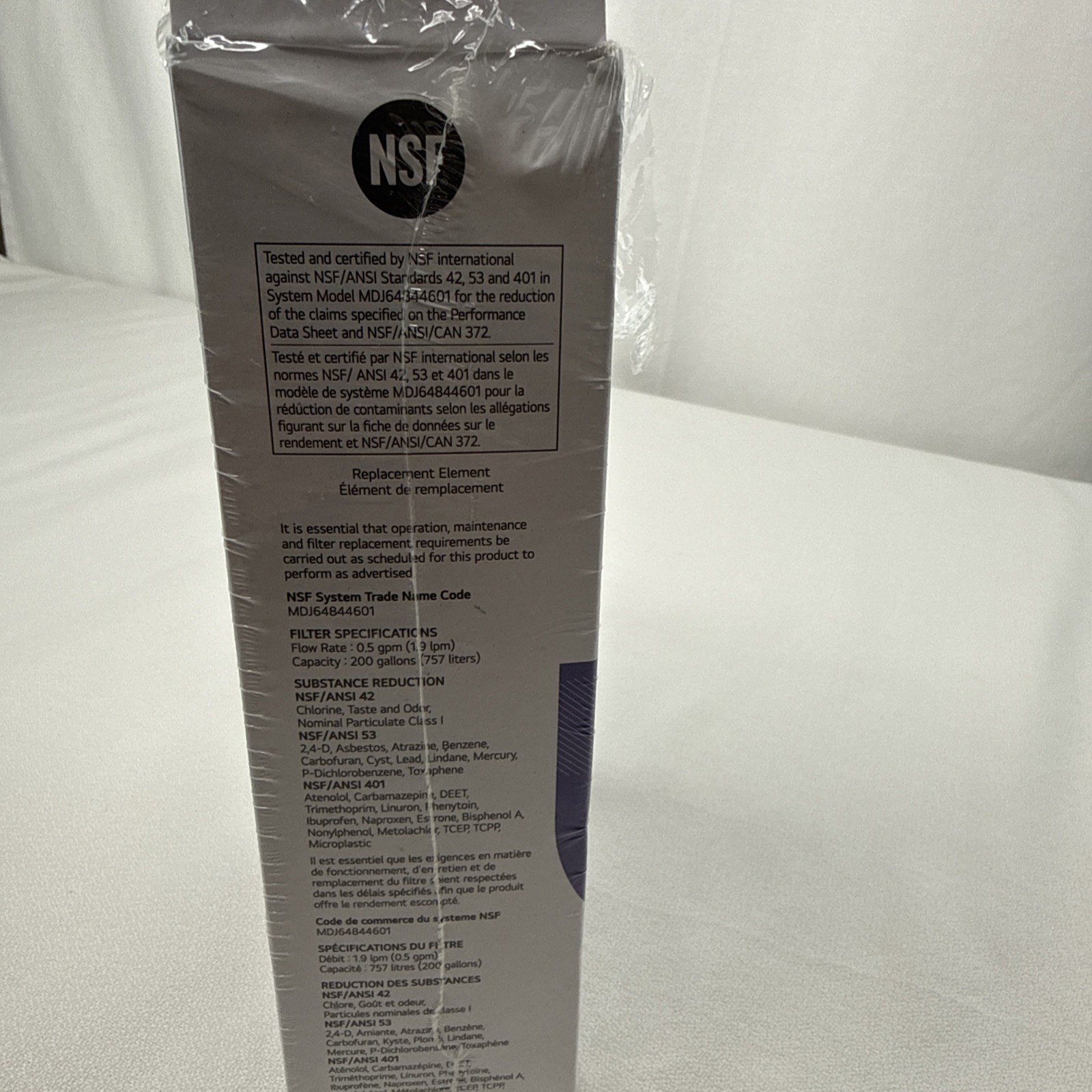 LG LT1000P2 6-Month / 200 Gallon Refrigerator Replacement Water Filter 2 Pack