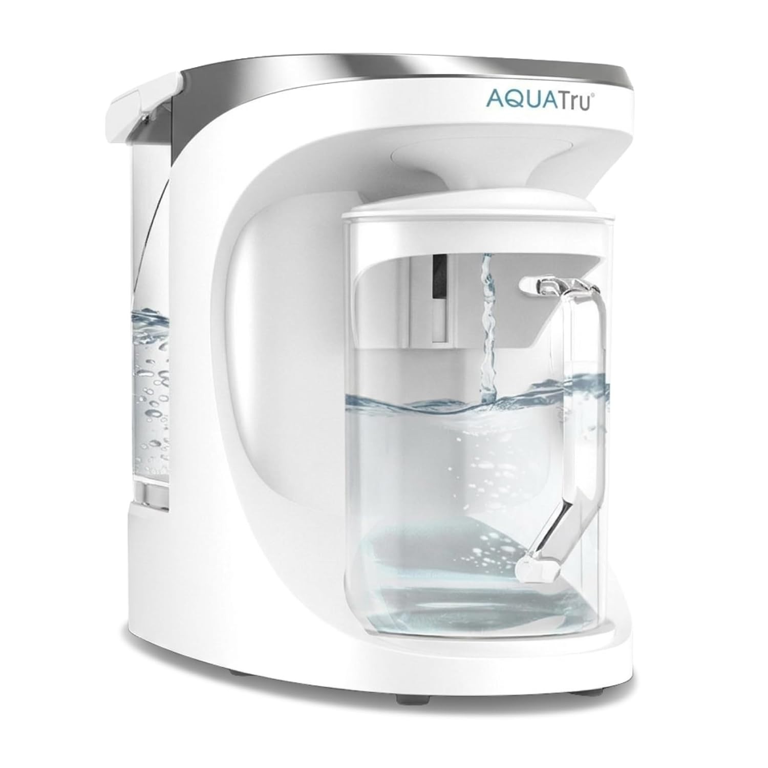 AquaTru Carafe Countertop RO System 64oz 4-Stage Removes Lead PFAS
