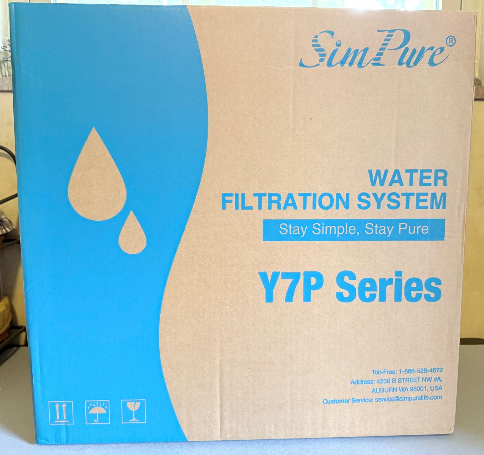 SimPure Y7P-BW UV Countertop Reverse Osmosis Water Filter, NSF/ANSI 58 Certified