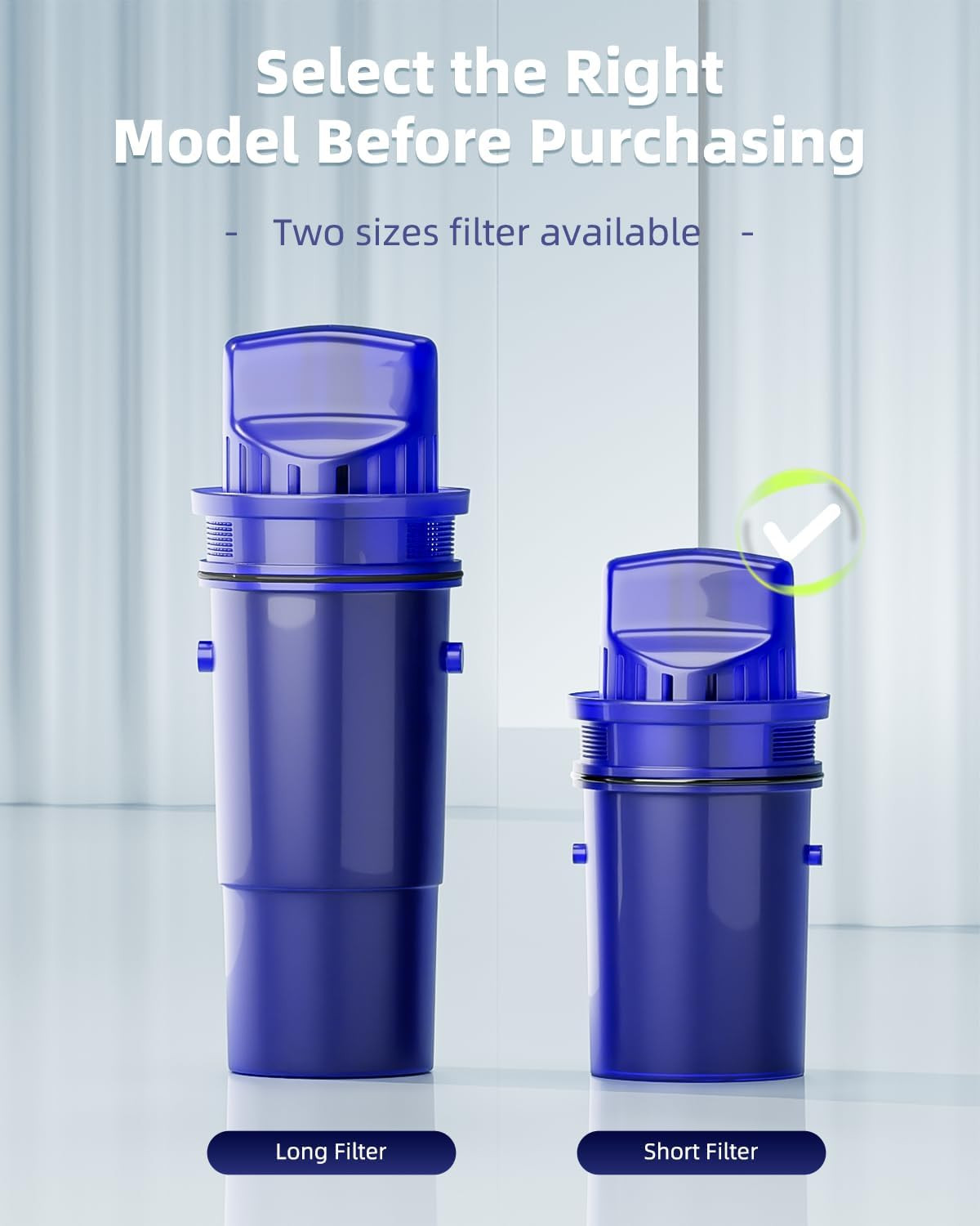Water Filter Replacement Compatible with All PUR, PUR plus Water Pitcher and Dis
