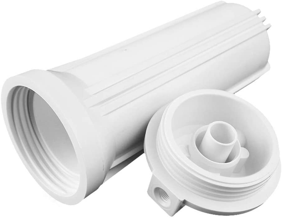Geekpure 10 Inch Reverse Osmosis RO Filter Housing -1/4″ Port-Fit for 2.5″x10″-3