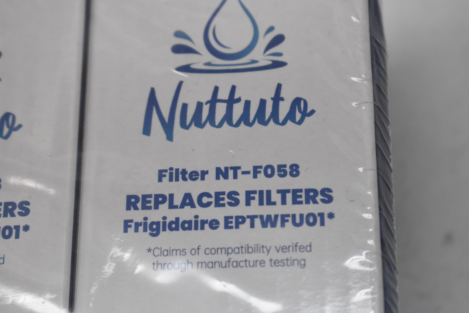 Nuttuto Fridge Filter 3 Pack White NT-F058 For Aquarius EPTWFU01 New