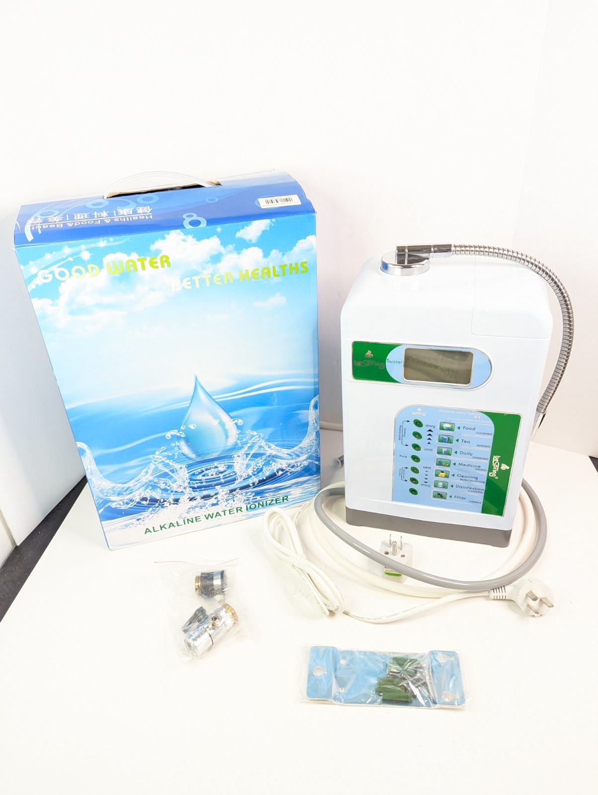 Alkaline Water Ionizer Machine Water Purifier Bespring 1108/10K Open Box