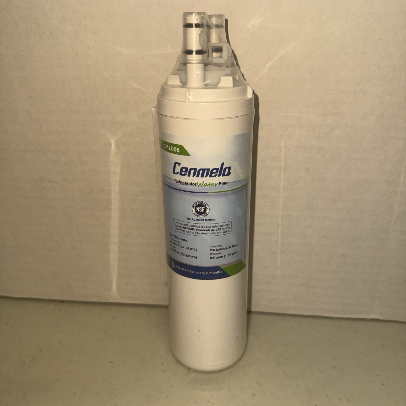 Cenmela CML006 Replacement Water Filter for Frigidaire WF3CB (Sealed, No Box)