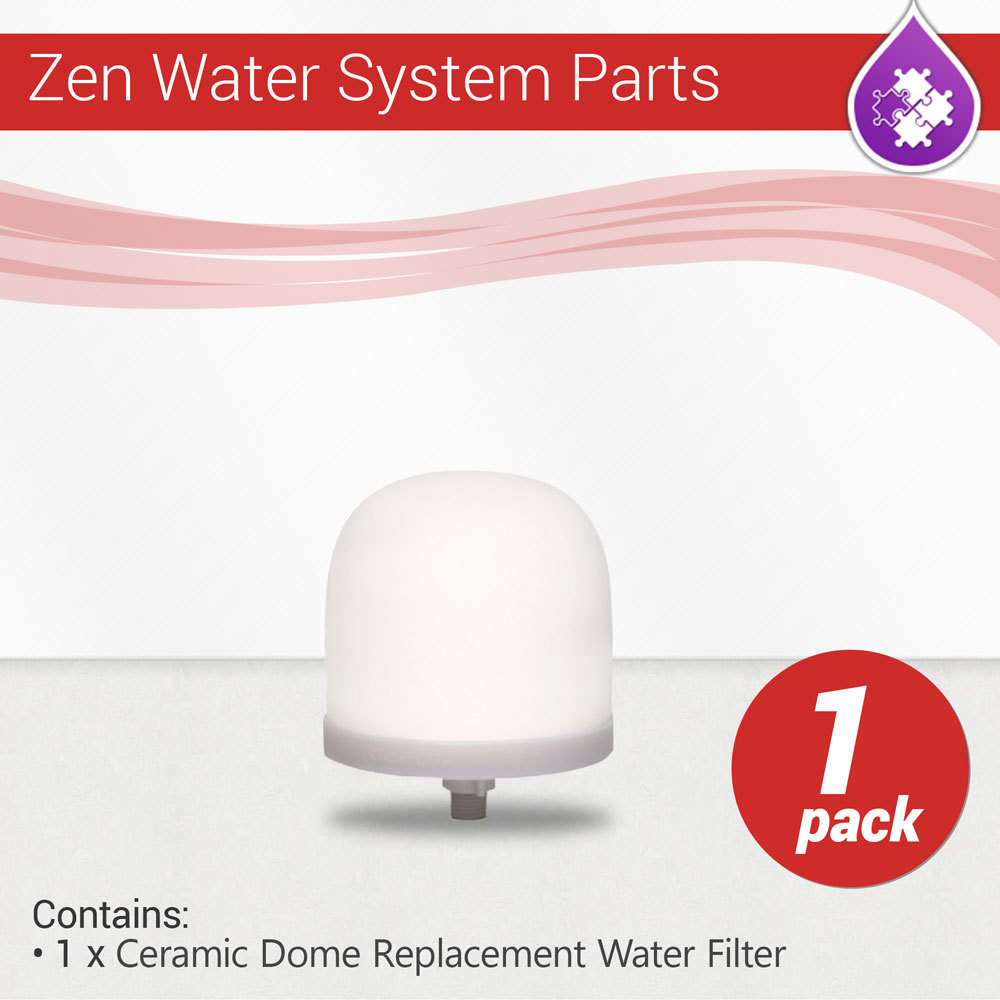 Zen Water System Replacement Ceramic Dome Water Filter 0.5 to 1 micron