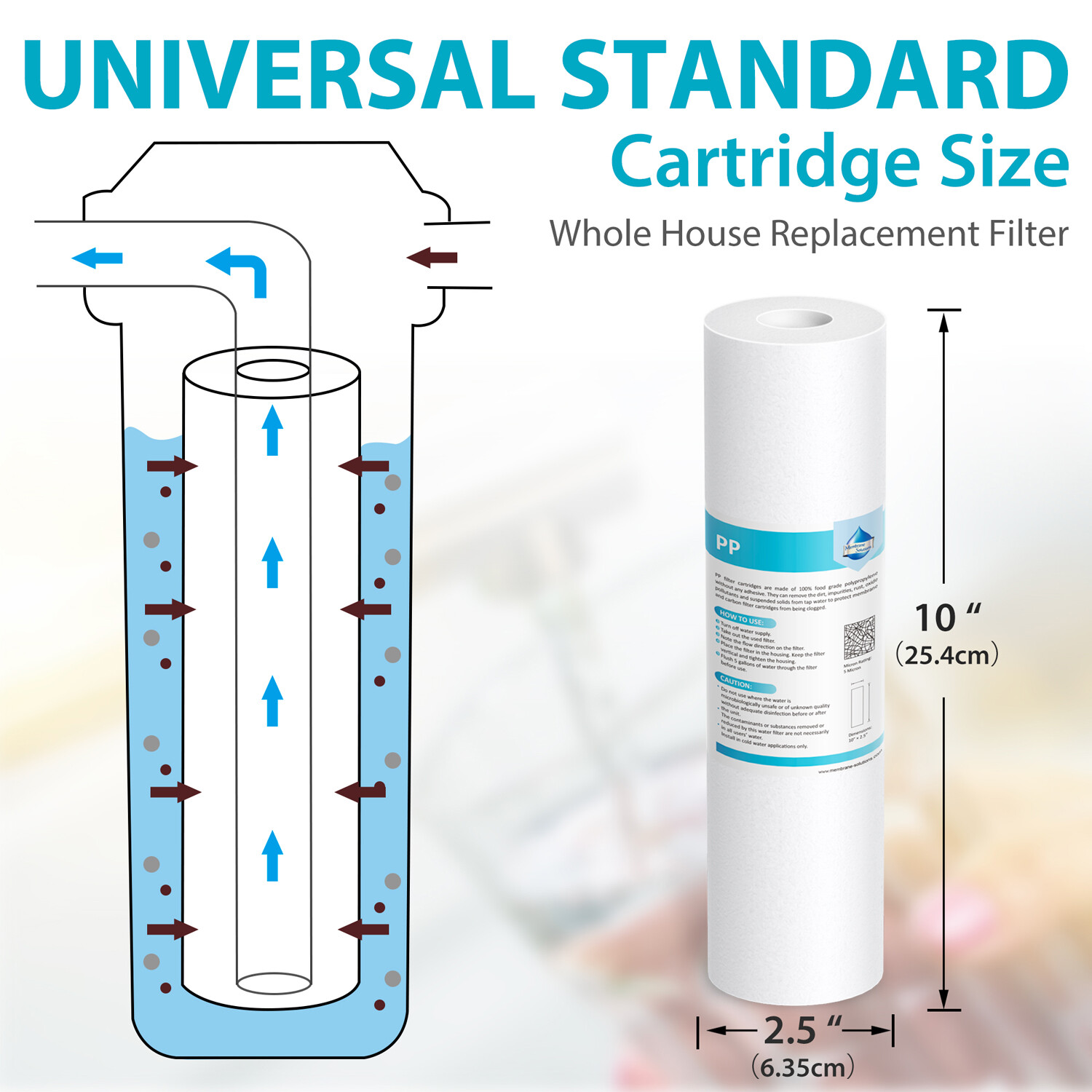6 Stage Reverse Osmosis Water Filter Replacement Cartridge Set Alkaline Filters