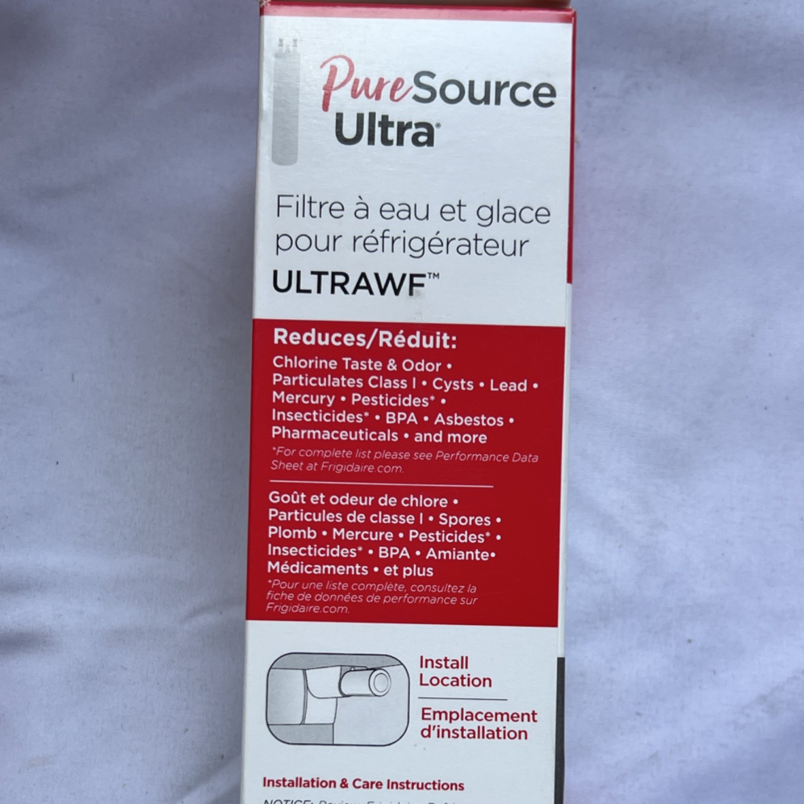 Frigidaire PureSource Ultra ULTRAWF Water & Ice Refrigerator Filter, 1-Pack