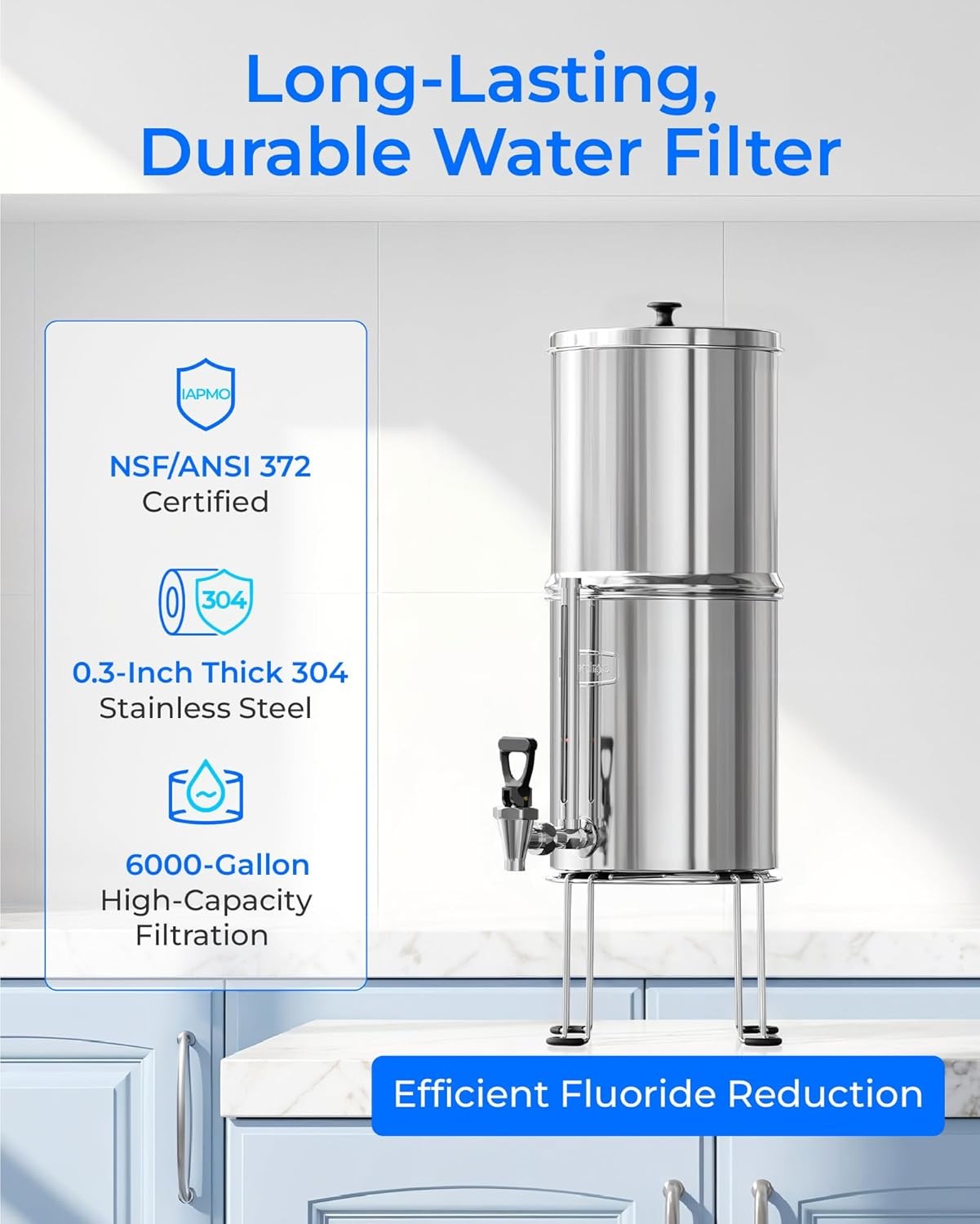 Water Filter System Gravity 2.25G