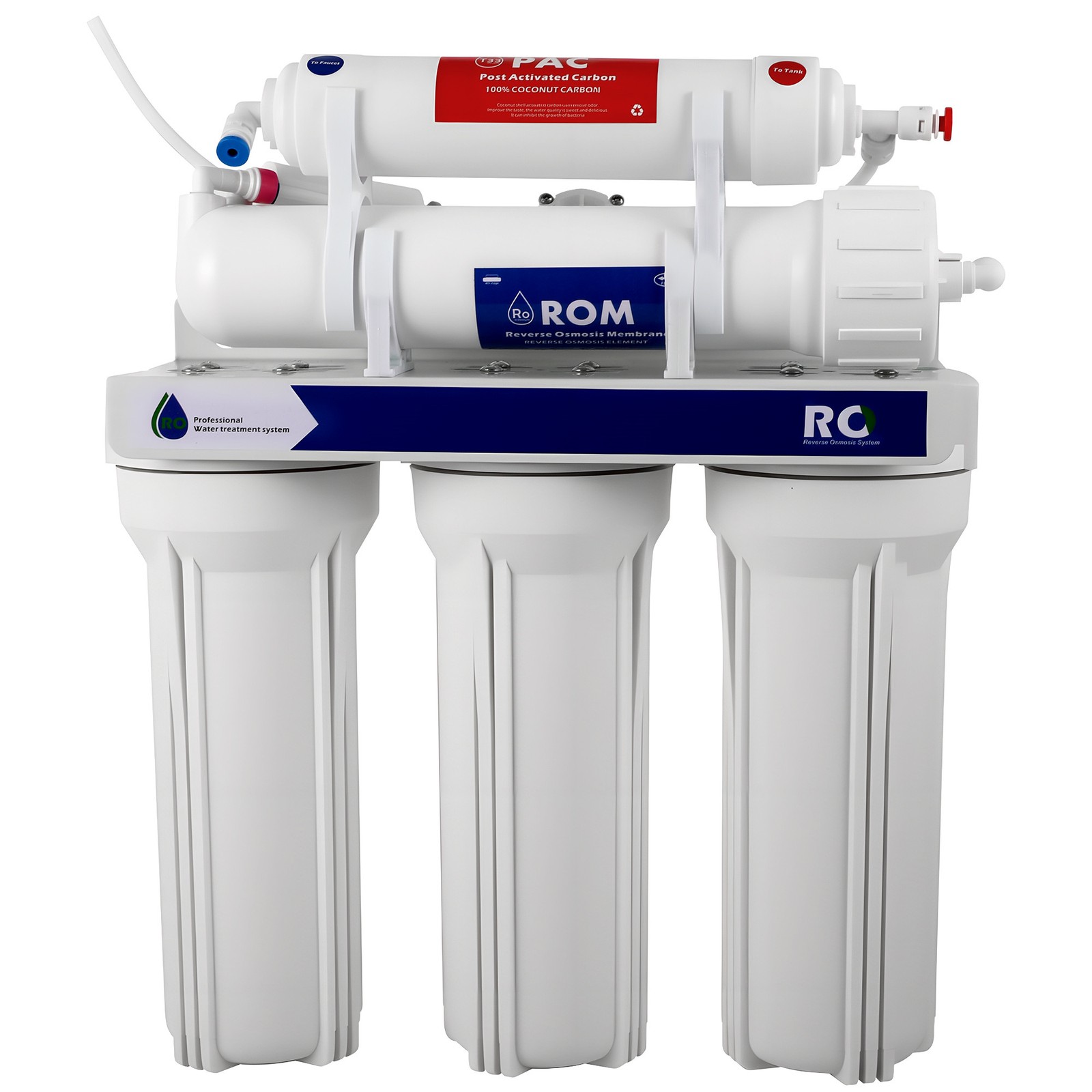 5 Stage Reverse Osmosis Water Filtration System Home Drinking Purifier 75 GPD