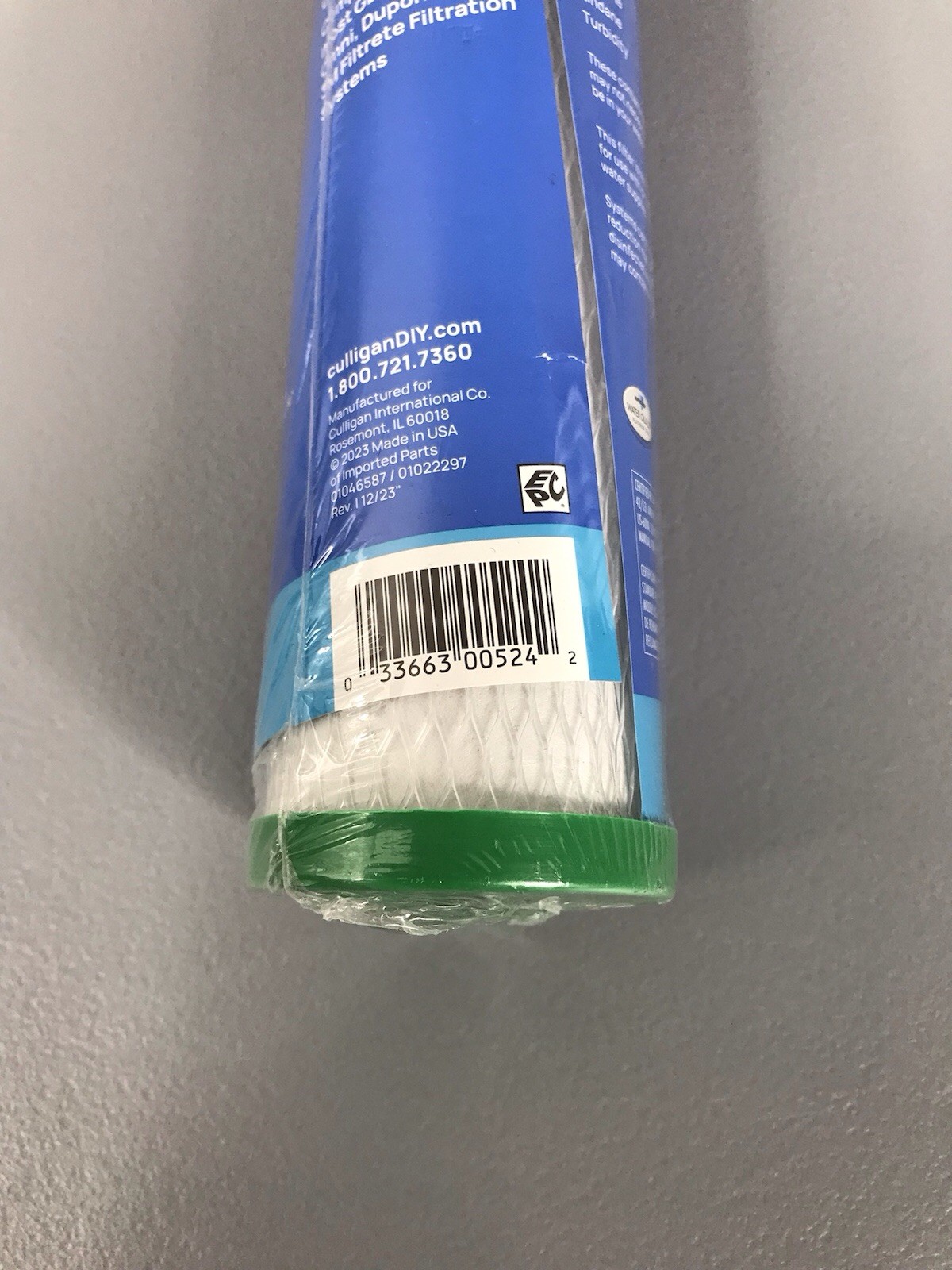 Culligan RC-EZ-1 Replacement Water Filter Cartridge 0.5 Micron US-600A New